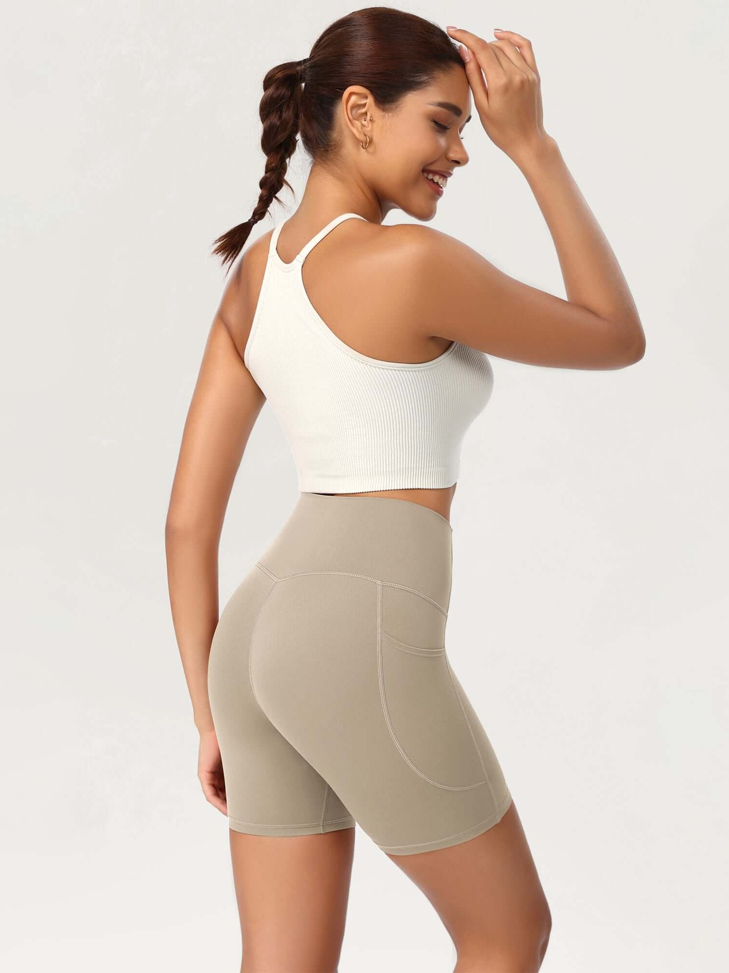 ODCLOUD 6 High Waist Lounge Yoga Shorts - ododos