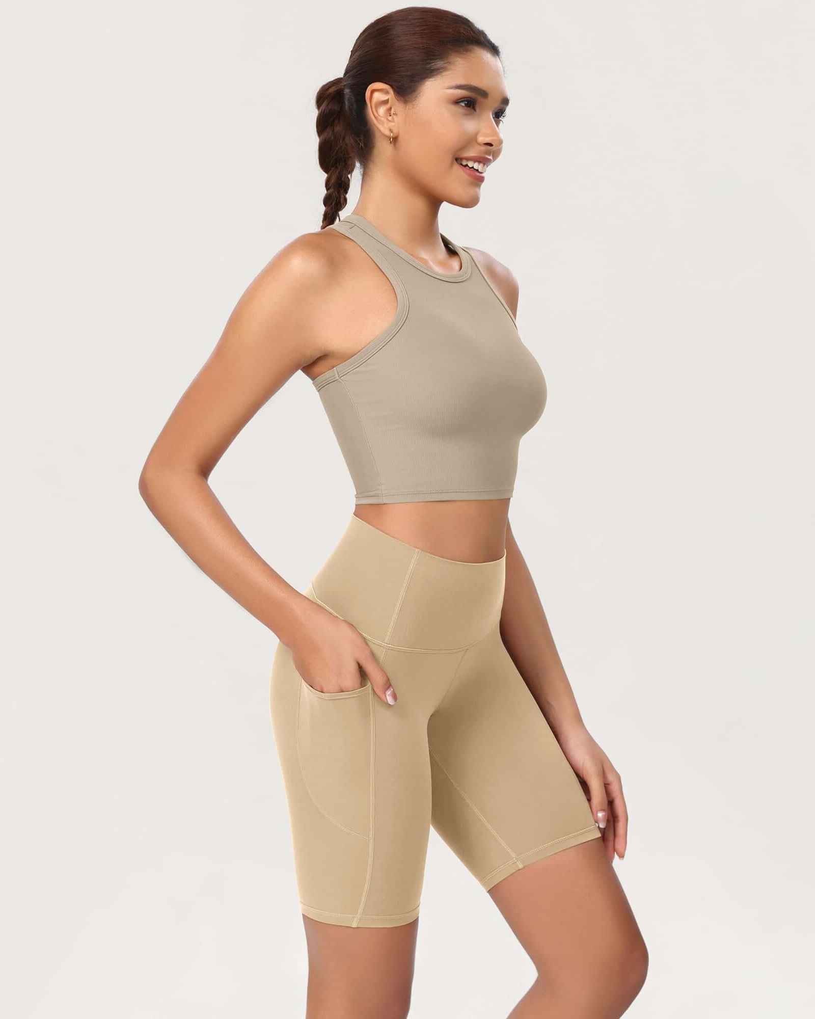 ODCLOUD 8 High Waist Lounge Yoga Shorts - ododos