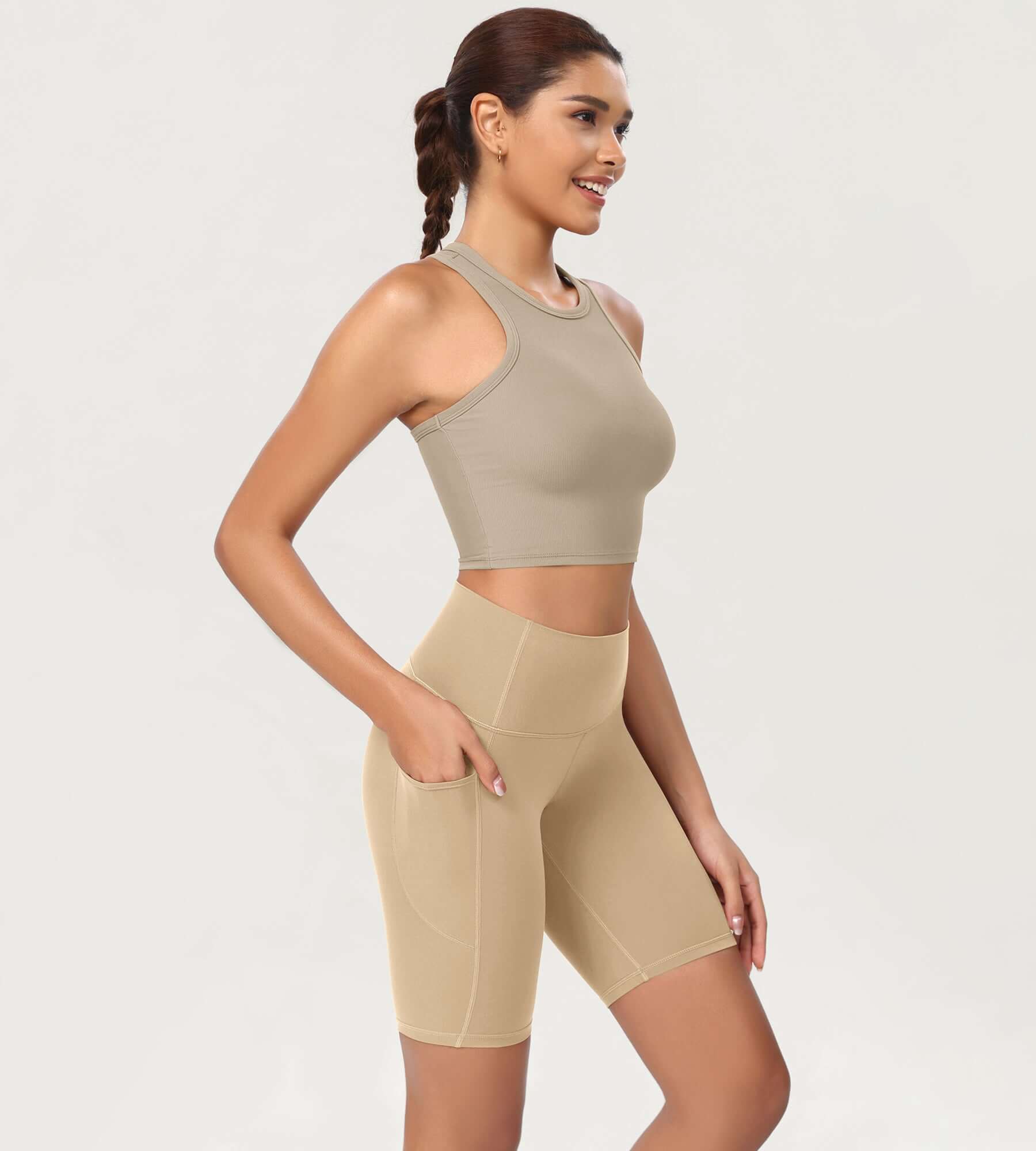 ODCLOUD 8 High Waist Lounge Yoga Shorts - ododos