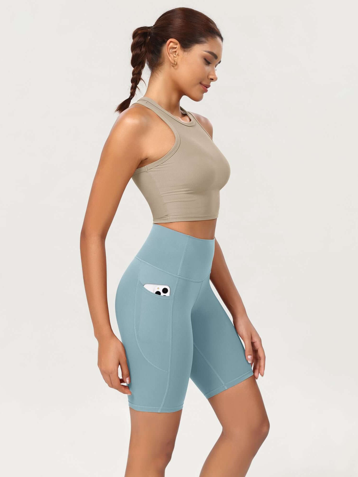 ODCLOUD 8 High Waist Lounge Yoga Shorts - ododos