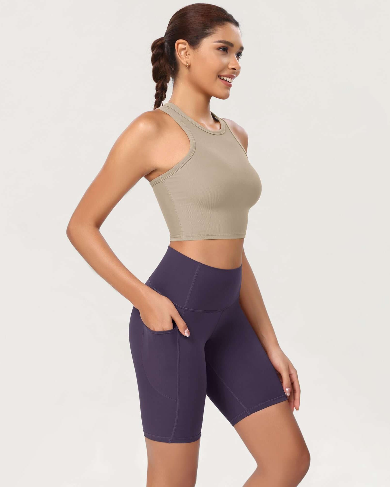 ODCLOUD 8 High Waist Lounge Yoga Shorts - ododos