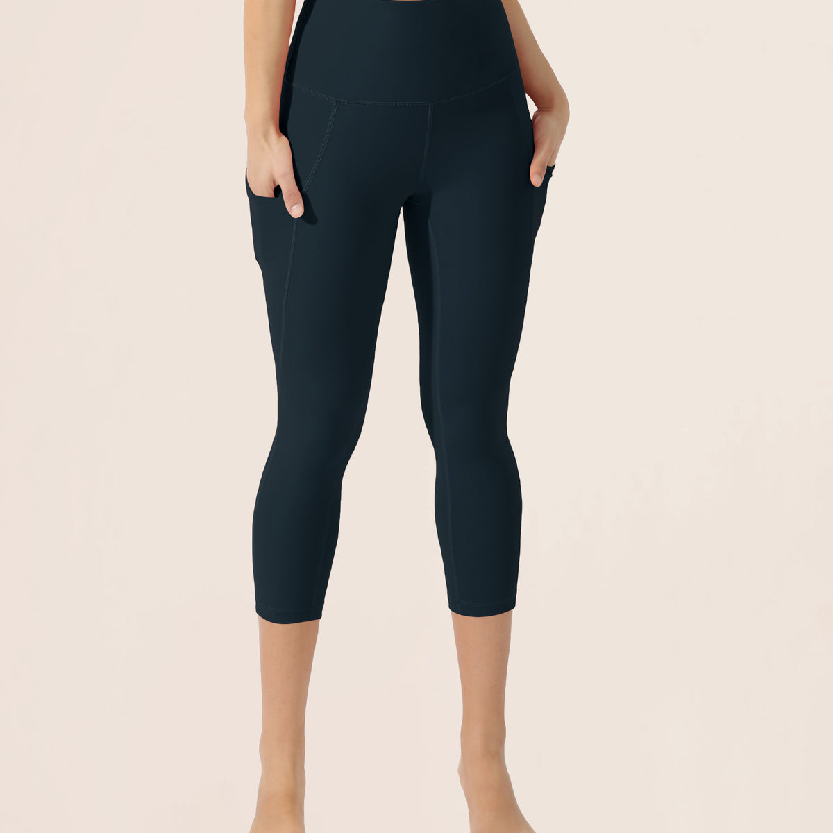 19" High Waist Yoga Capris with Pockets – ododos1