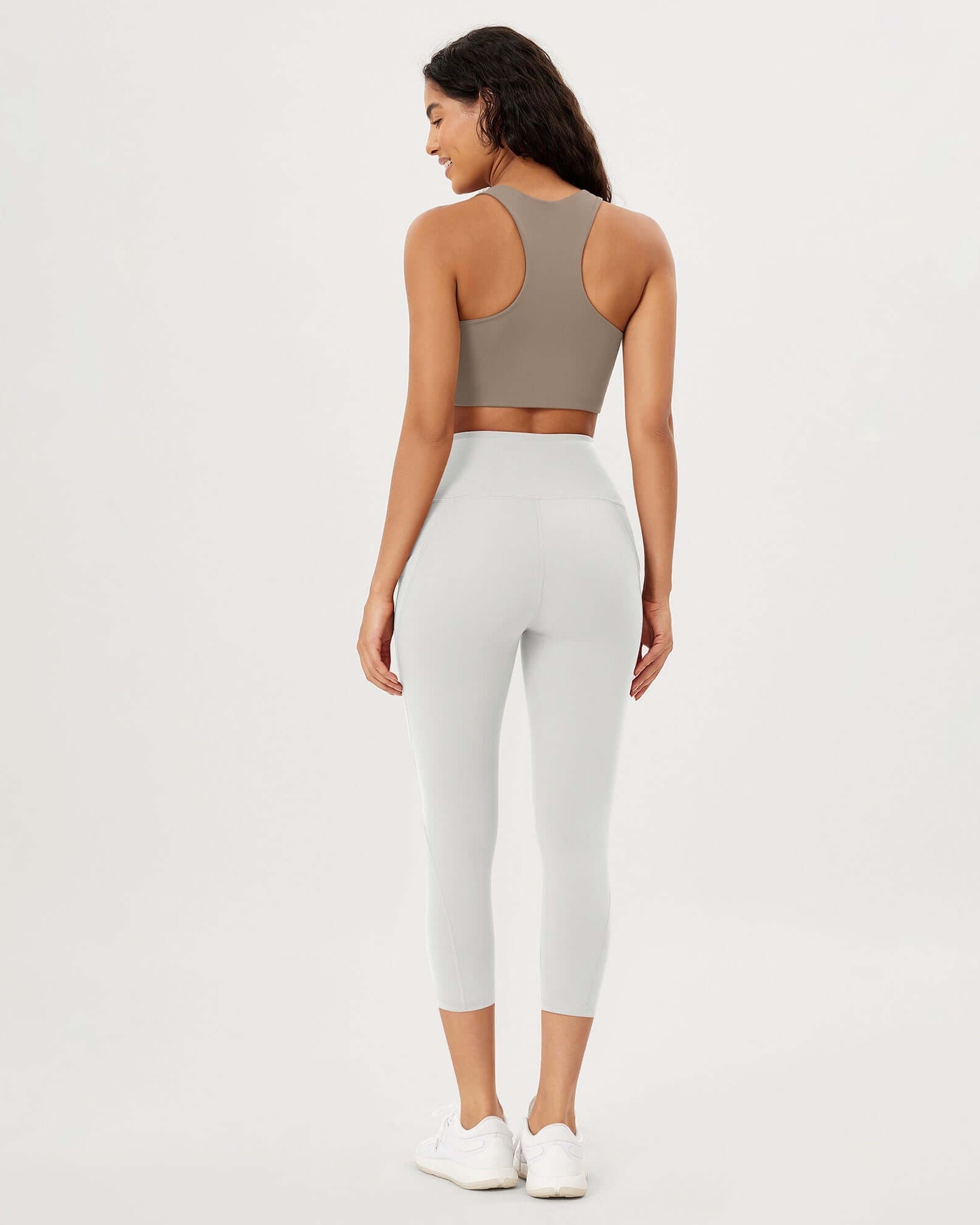 23�High Waisted Tummy Control Through Athletic Yoga Leggings with Pockets - ododos