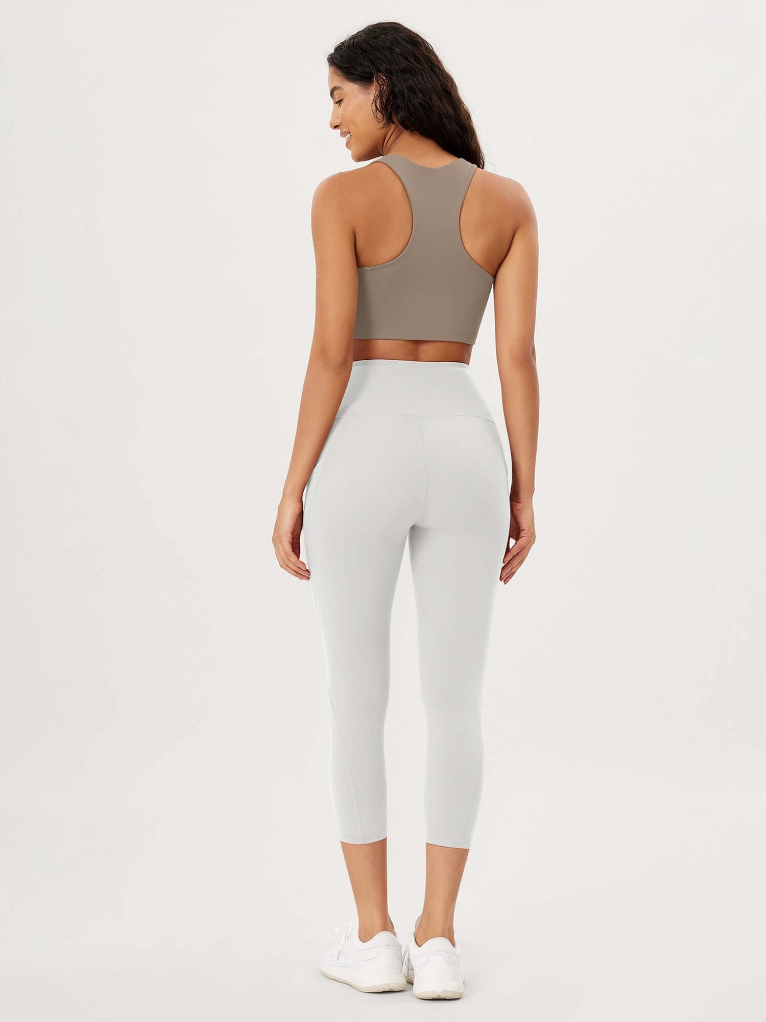 23�High Waisted Tummy Control Through Athletic Yoga Leggings with Pockets - ododos