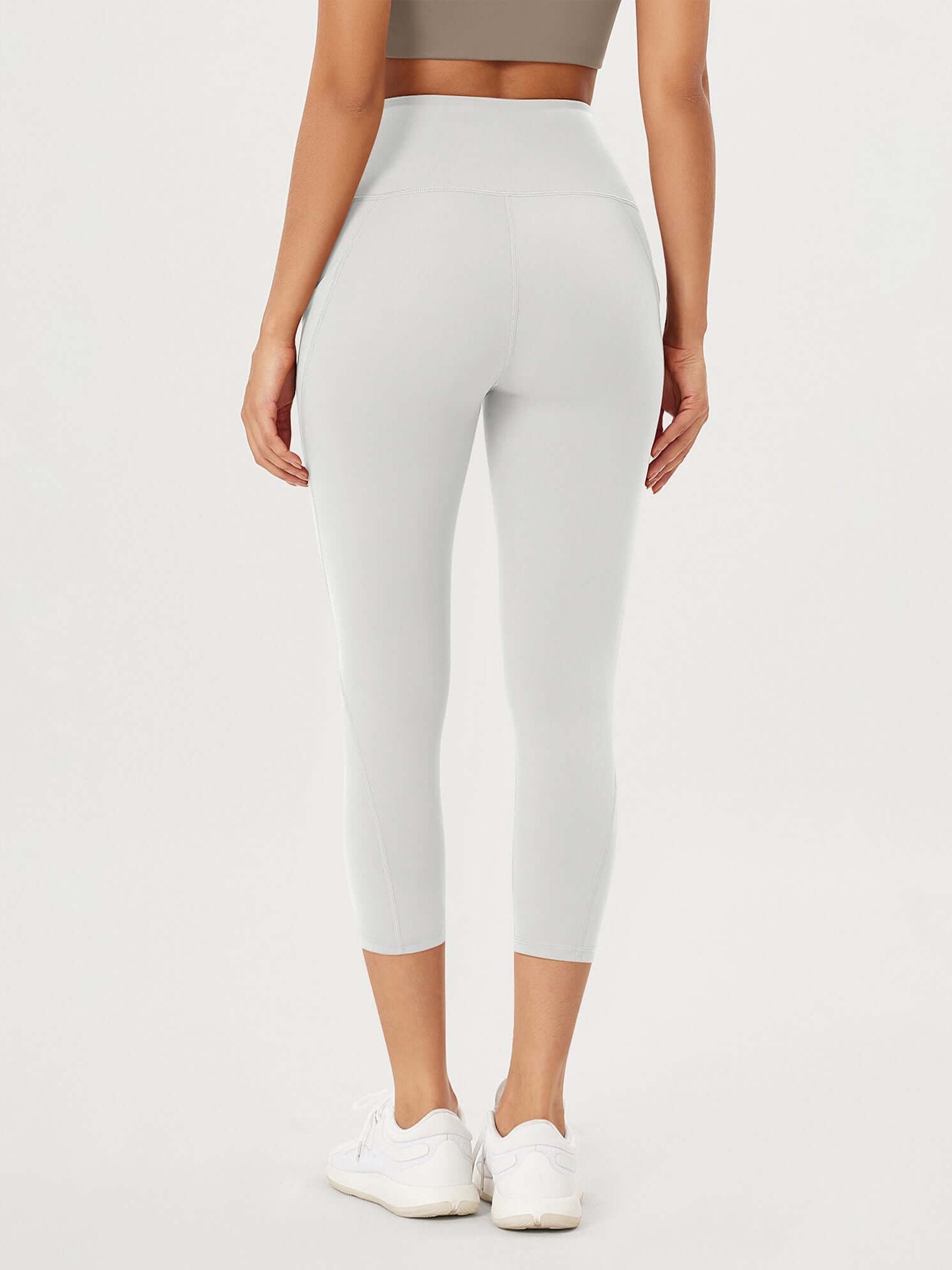 23�High Waisted Tummy Control Through Athletic Yoga Leggings with Pockets - ododos