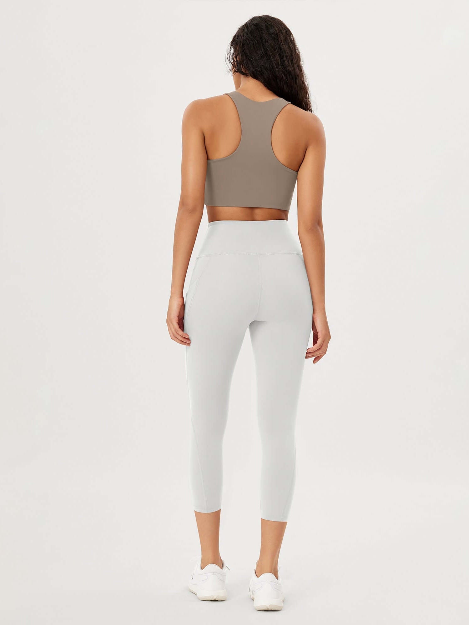 23�High Waisted Tummy Control Through Athletic Yoga Leggings with Pockets - ododos