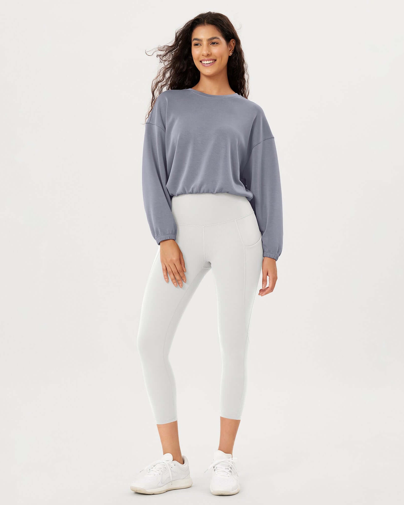 23�High Waisted Tummy Control Through Athletic Yoga Leggings with Pockets - ododos