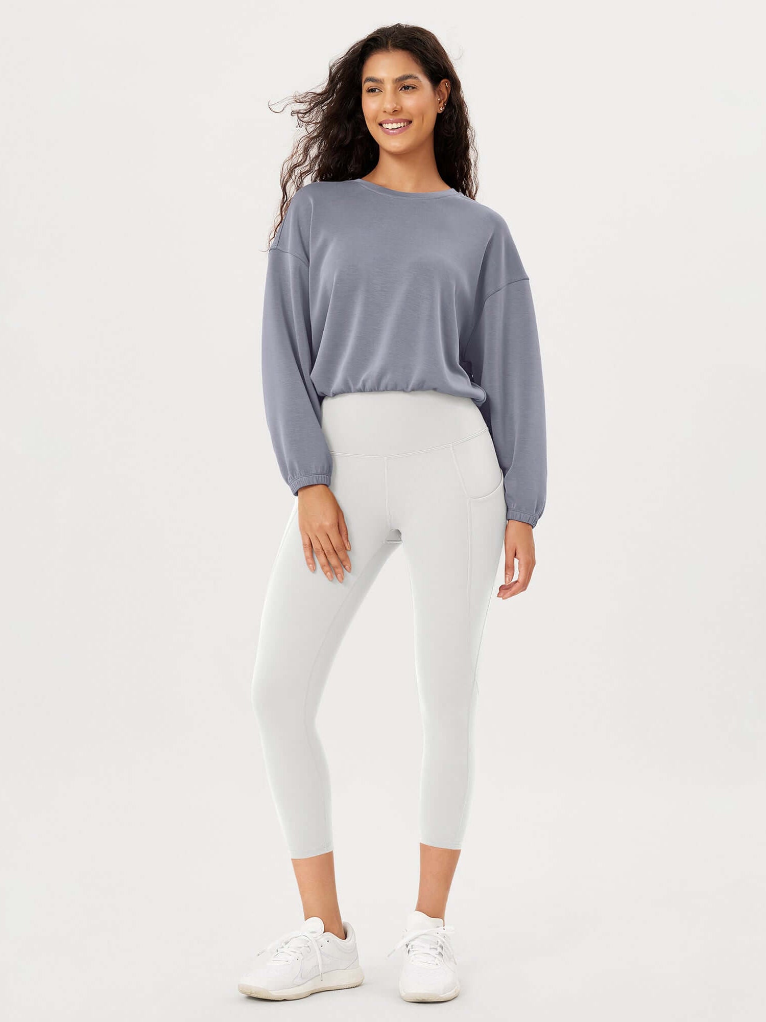 23�High Waisted Tummy Control Through Athletic Yoga Leggings with Pockets - ododos