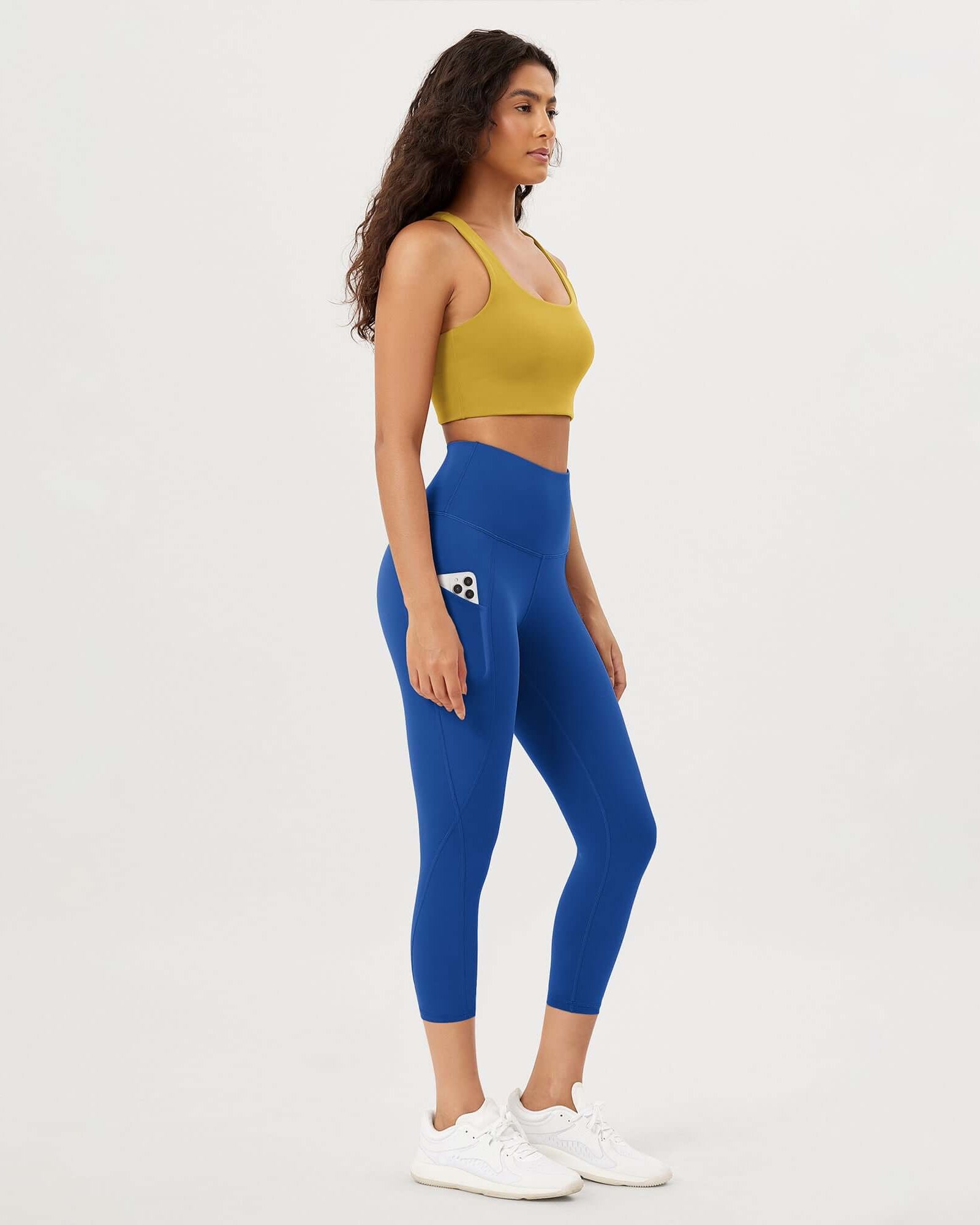 23�High Waisted Tummy Control Through Athletic Yoga Leggings with Pockets - ododos
