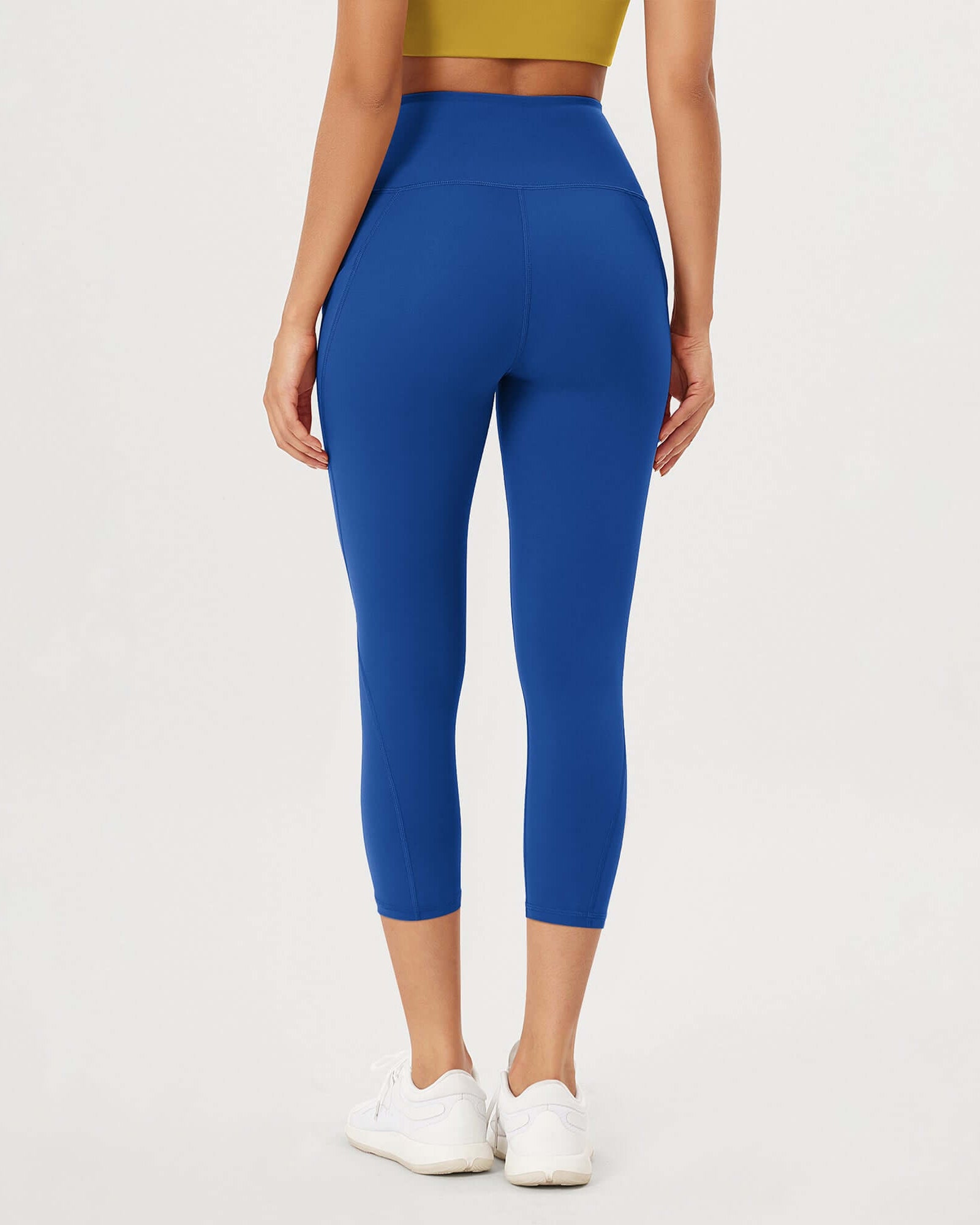 23�High Waisted Tummy Control Through Athletic Yoga Leggings with Pockets - ododos