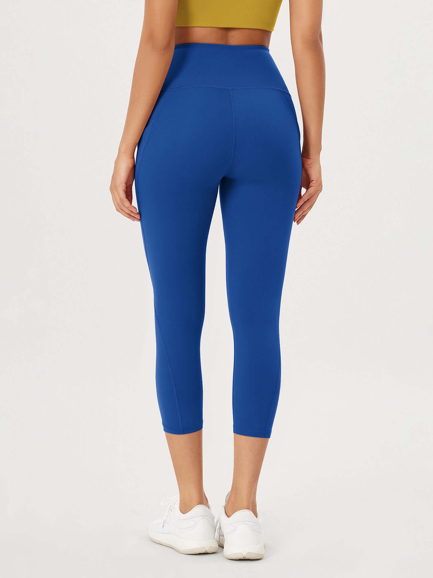 23�High Waisted Tummy Control Through Athletic Yoga Leggings with Pockets - ododos