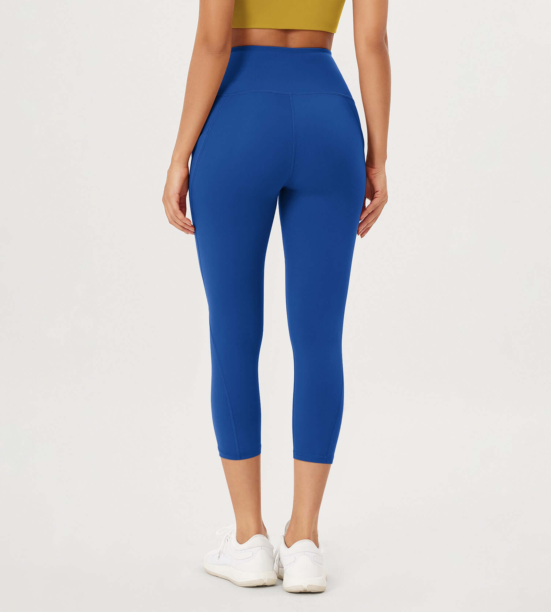 23�High Waisted Tummy Control Through Athletic Yoga Leggings with Pockets - ododos