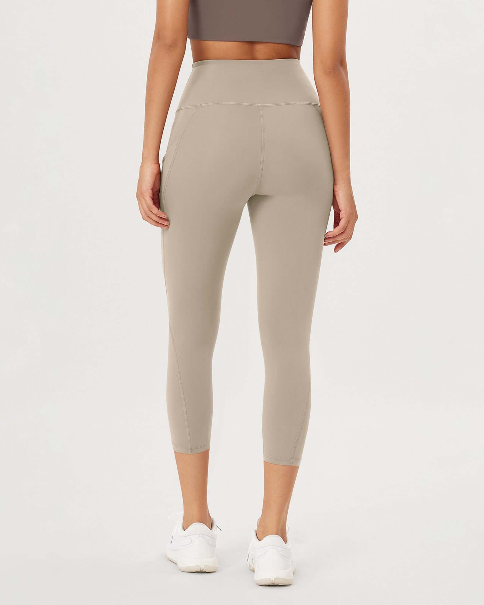 23�High Waisted Tummy Control Through Athletic Yoga Leggings with Pockets - ododos