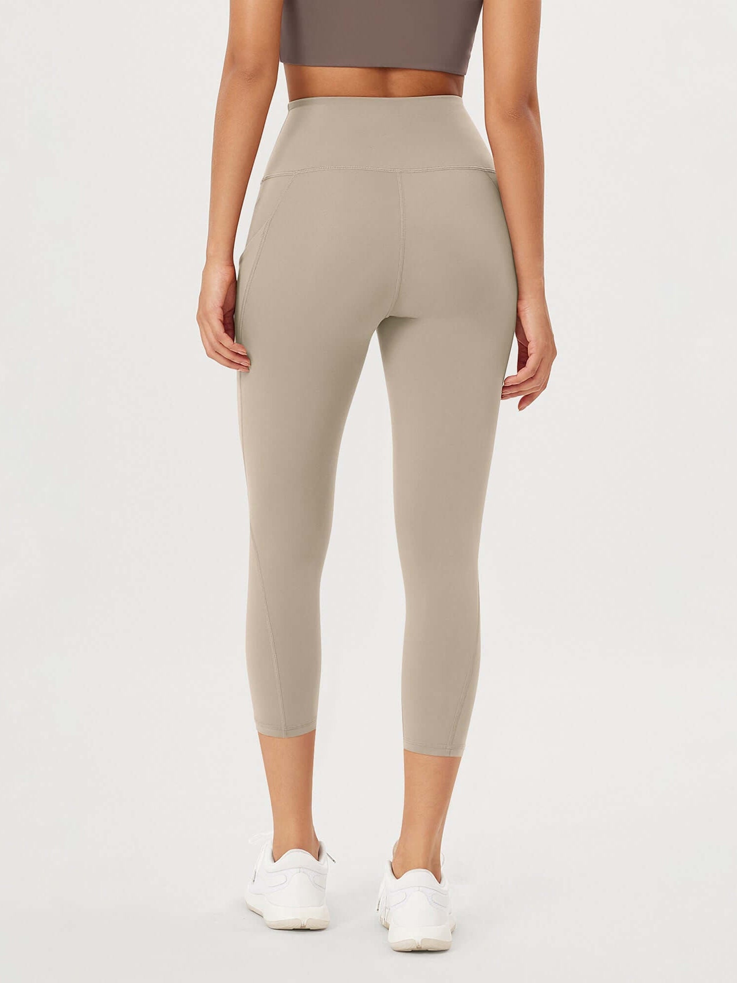 23�High Waisted Tummy Control Through Athletic Yoga Leggings with Pockets - ododos