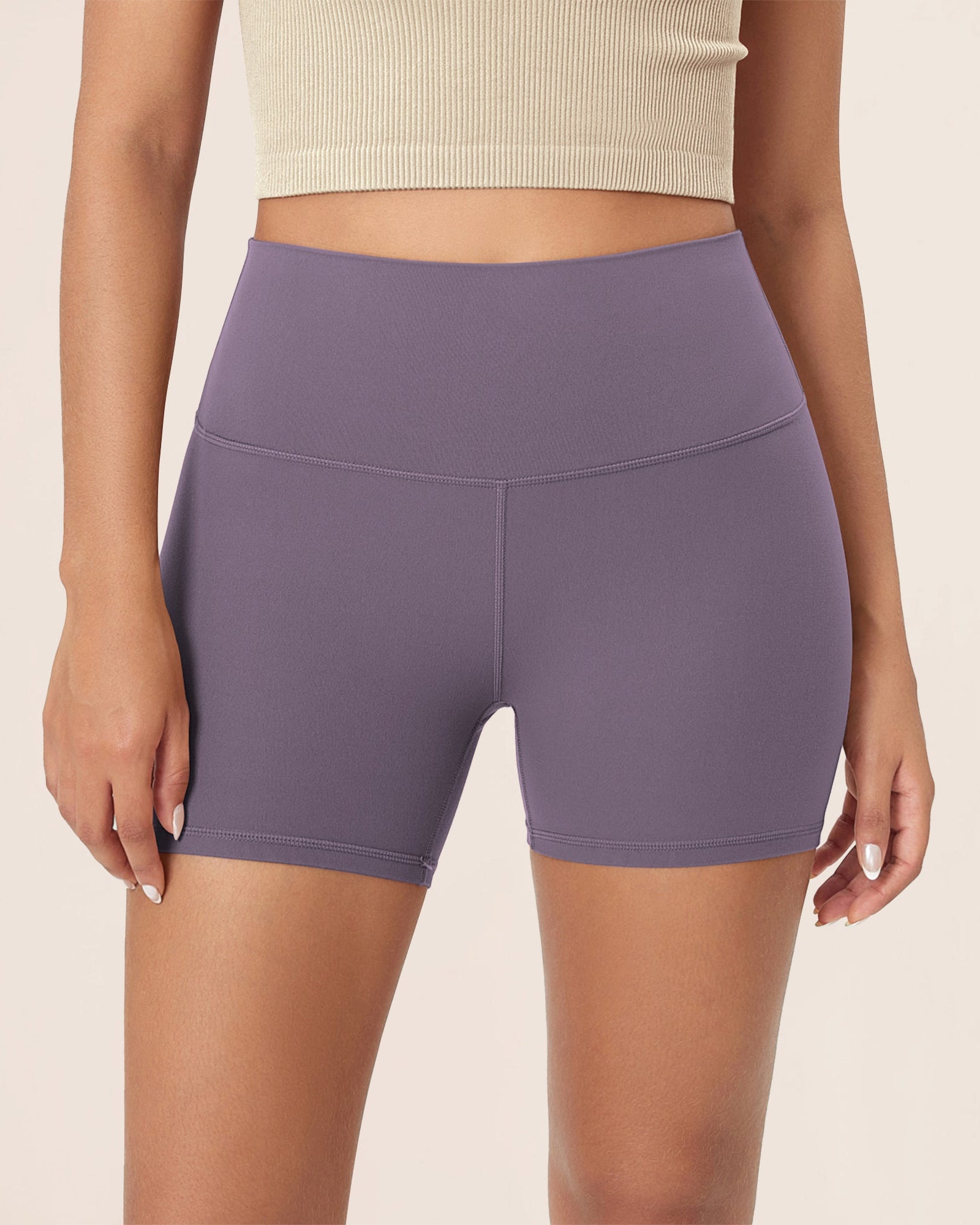 4 ODCLOUD Lounge Yoga High Waist Buttery Soft Biker Shorts - ododos