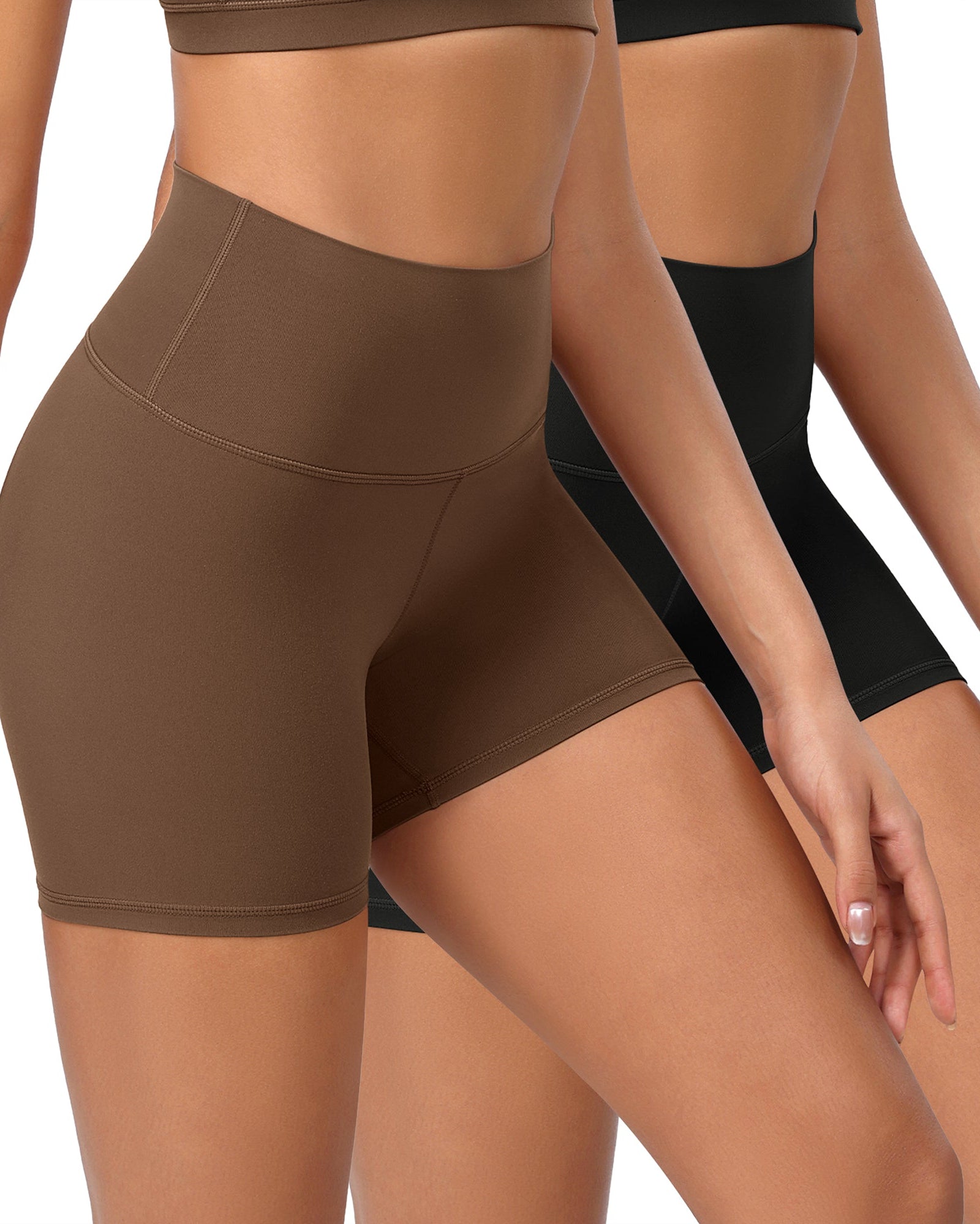 2-Pack 4 ODCLOUD Lounge Yoga High Waist Buttery Soft Biker Shorts - ododos