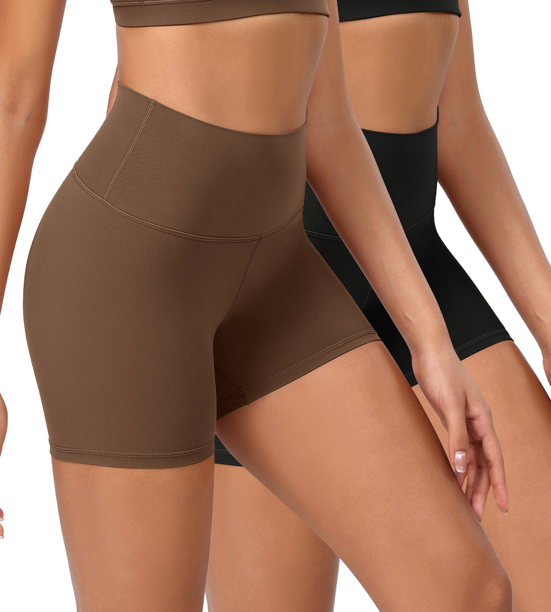 2-Pack 4 ODCLOUD Lounge Yoga High Waist Buttery Soft Biker Shorts - ododos