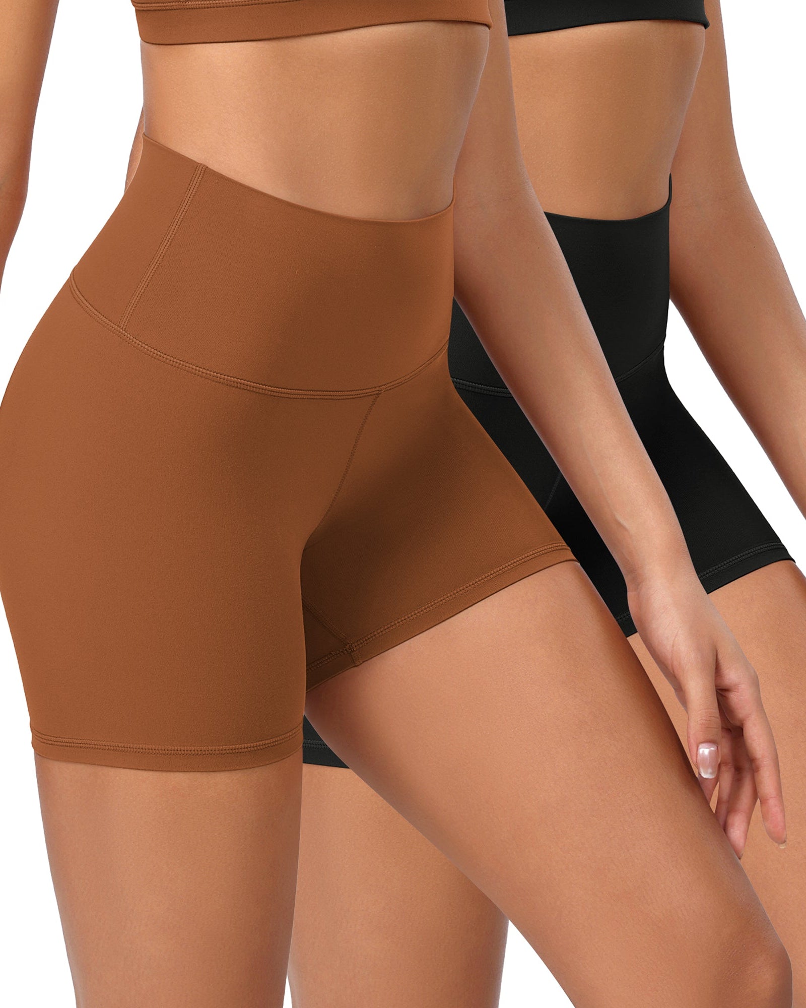 2-Pack 4 ODCLOUD Lounge Yoga High Waist Buttery Soft Biker Shorts - ododos