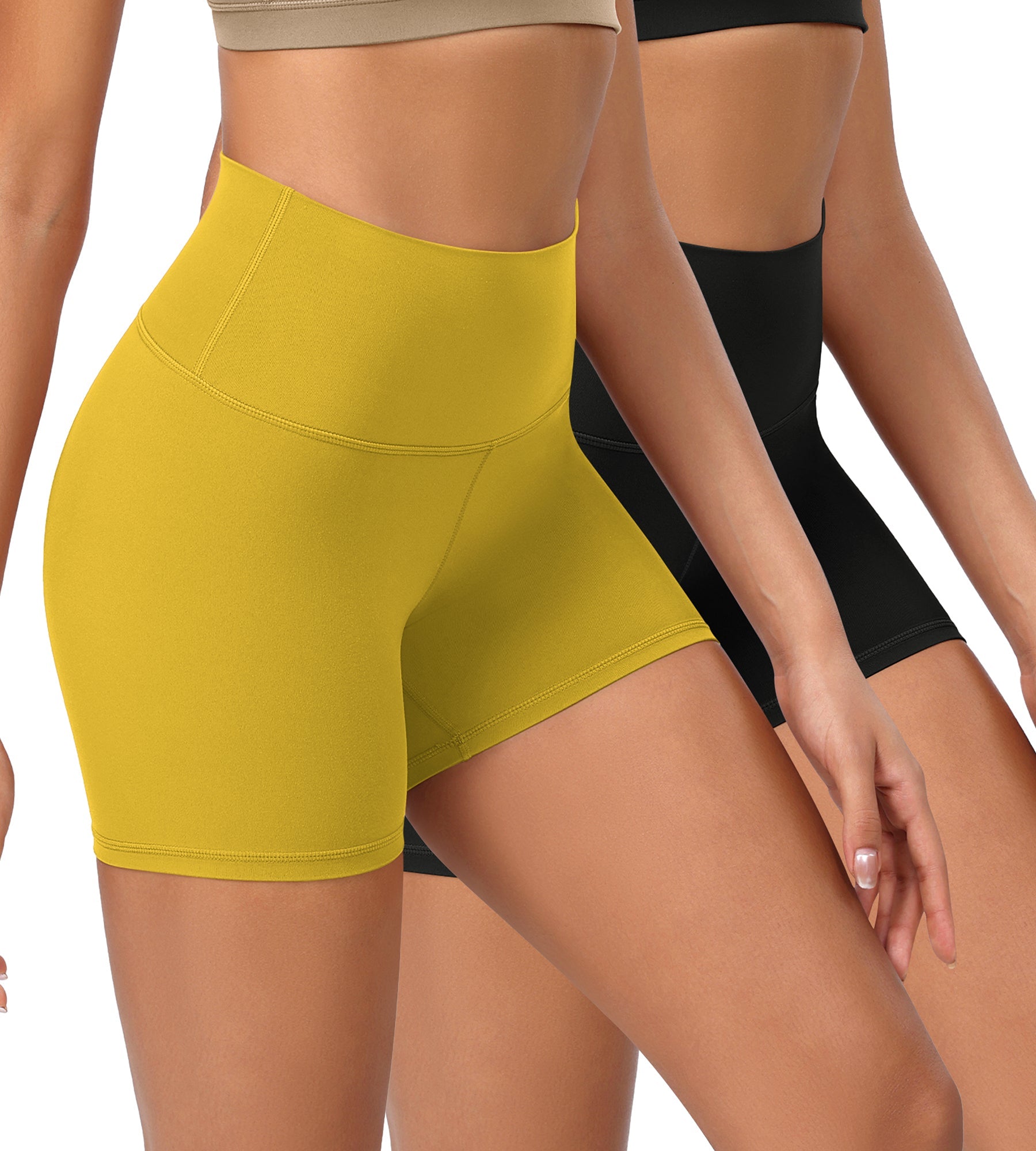 2-Pack 4 ODCLOUD Lounge Yoga High Waist Buttery Soft Biker Shorts - ododos