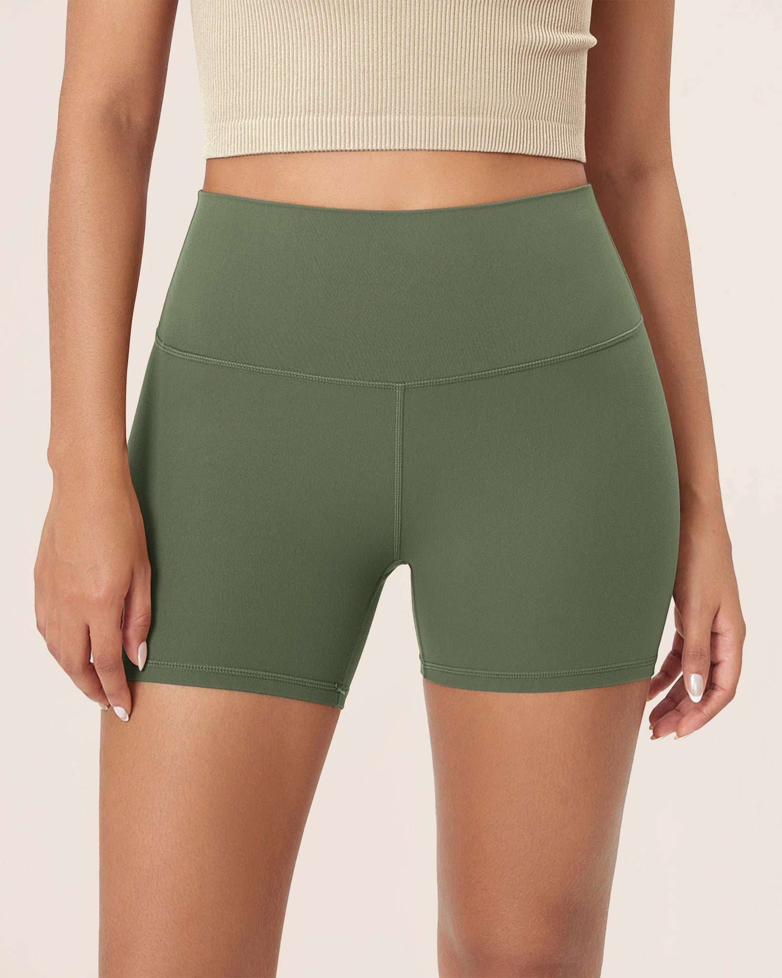 4 ODCLOUD Lounge Yoga High Waist Buttery Soft Biker Shorts - ododos