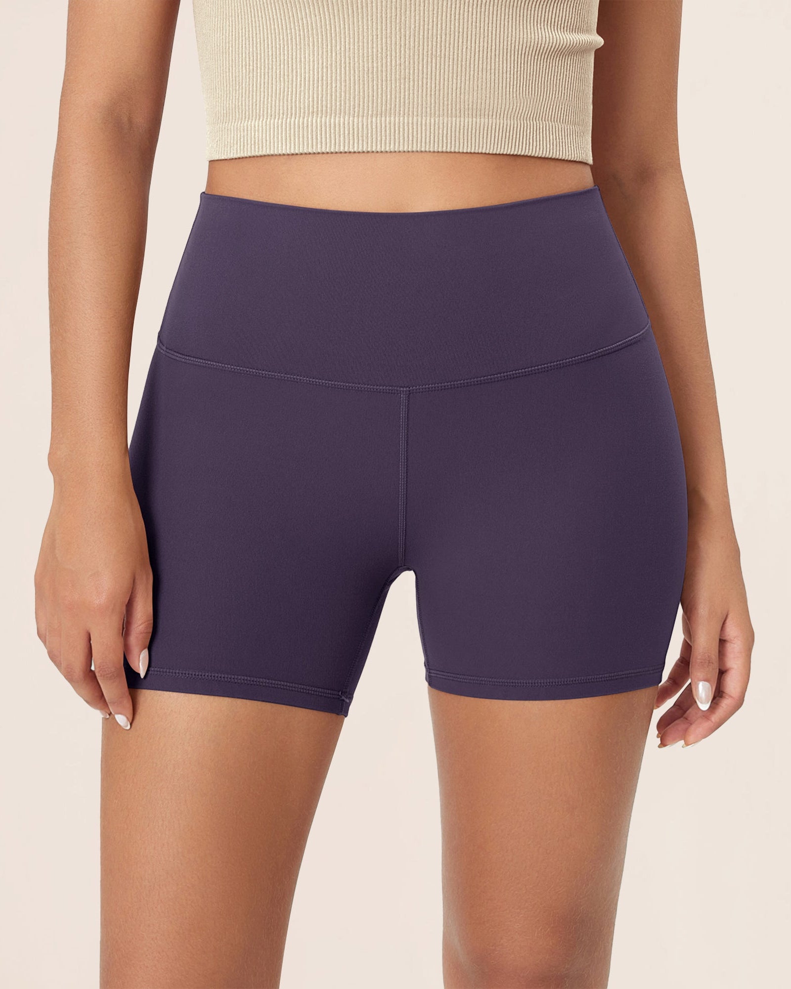 4 ODCLOUD Lounge Yoga High Waist Buttery Soft Biker Shorts - ododos