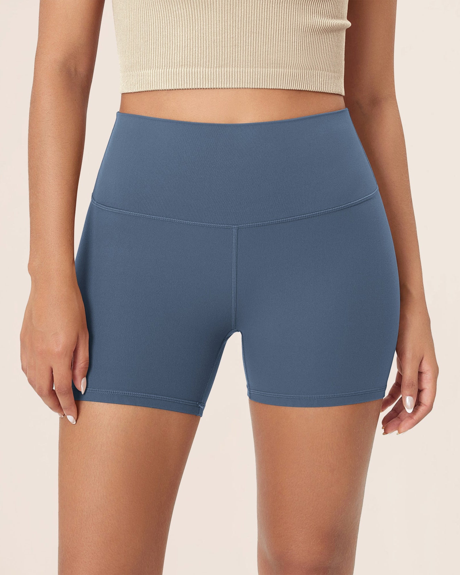 4 ODCLOUD Lounge Yoga High Waist Buttery Soft Biker Shorts - ododos
