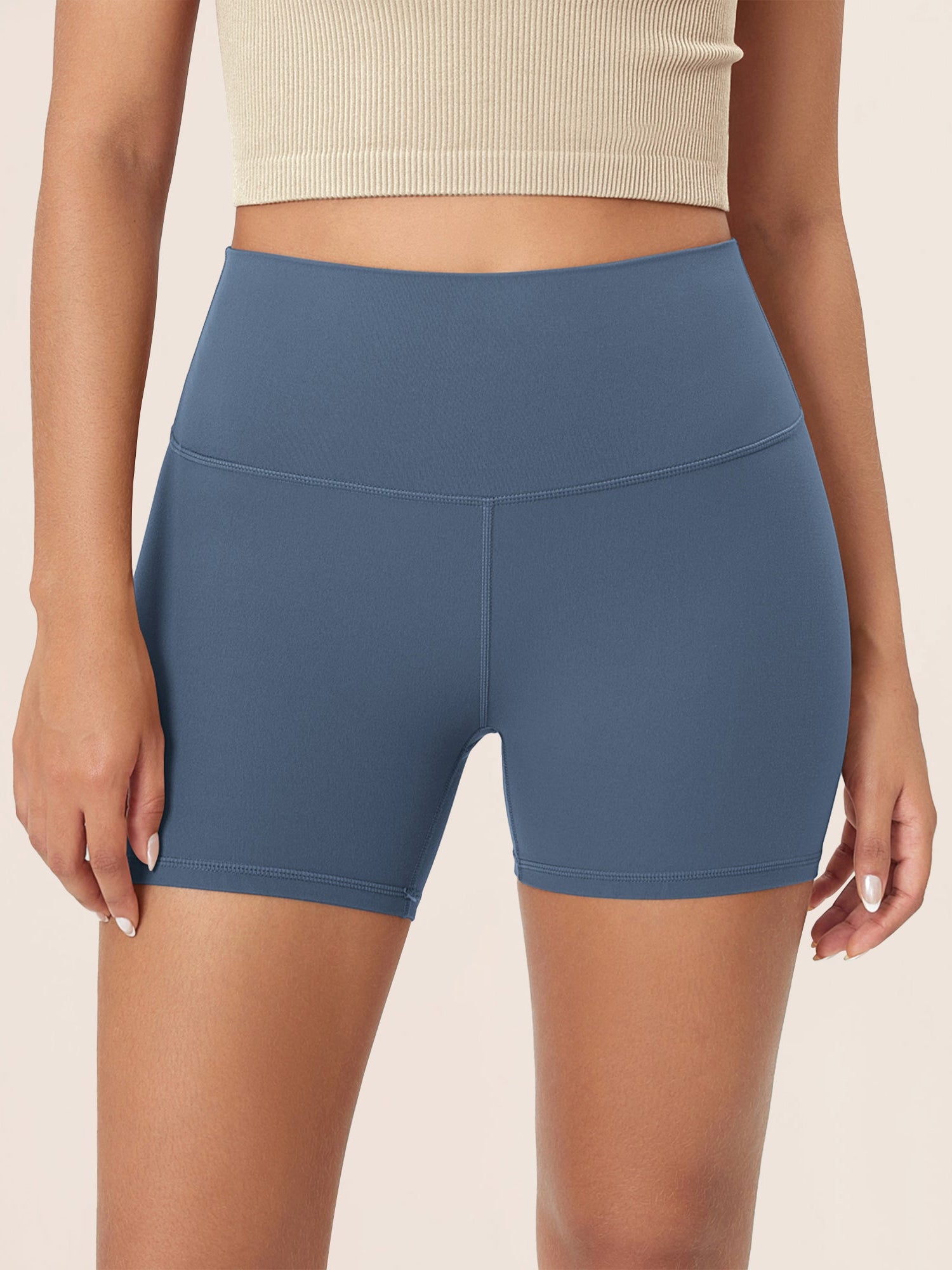 4 ODCLOUD Lounge Yoga High Waist Buttery Soft Biker Shorts - ododos