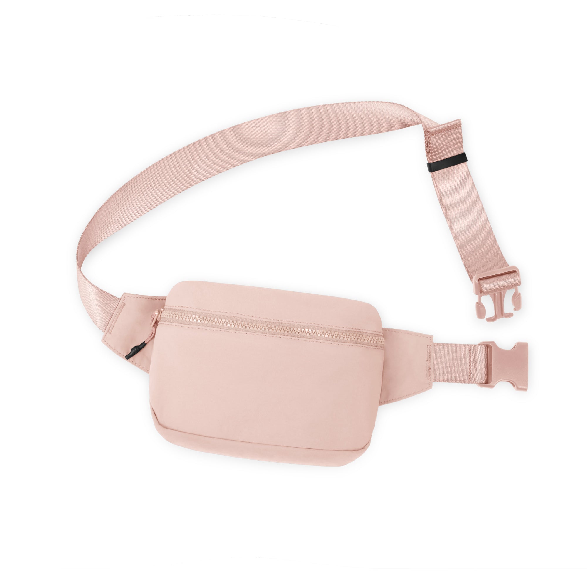 2L Belt Bag with Adjustable Strap Light Pink 8.5 x 5 x 2 - ododos