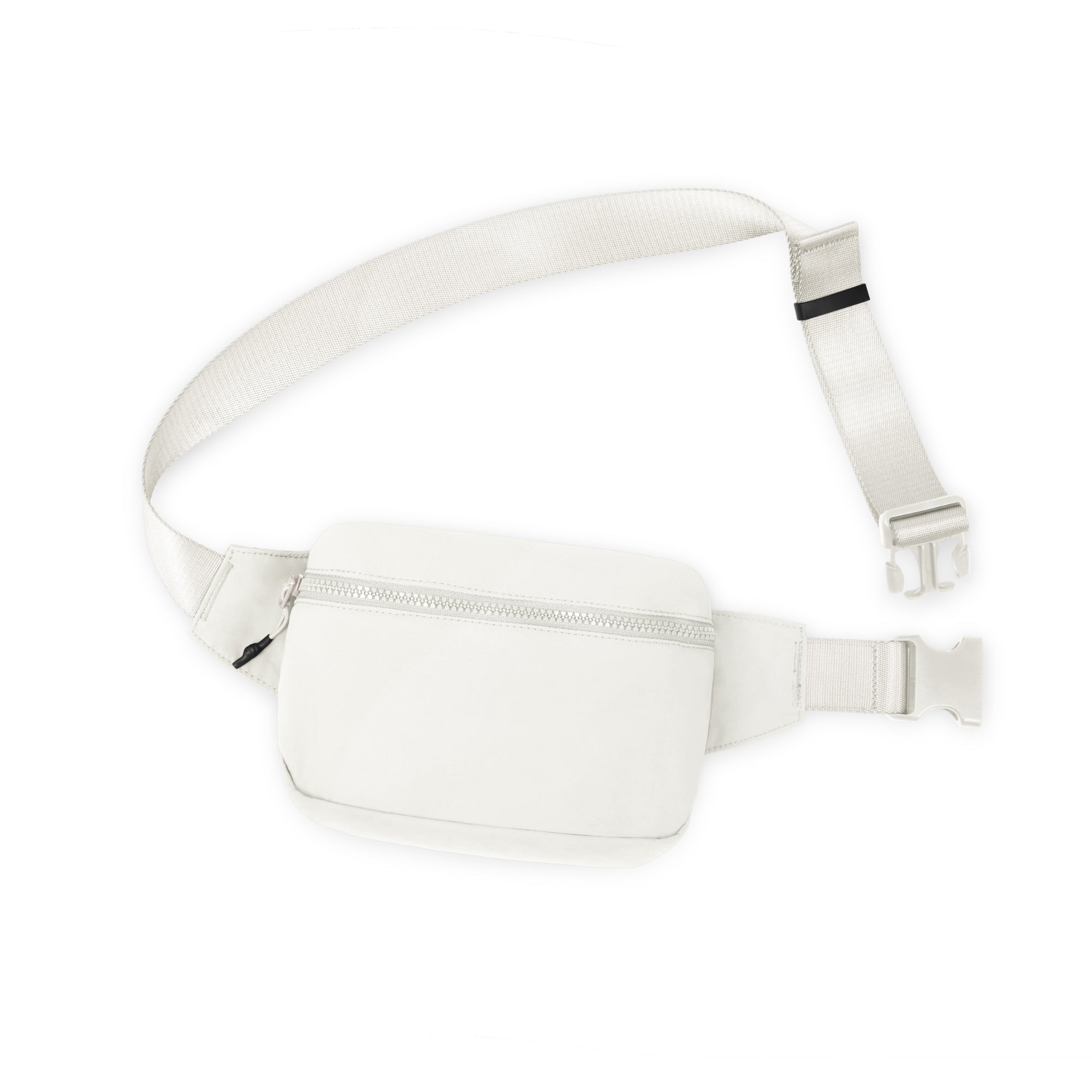 2L Belt Bag with Adjustable Strap White 8.5 x 5 x 2 - ododos