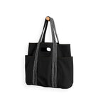 29L Oversized Canvas Tote Large Capacity Open Top Shoulder Bag - ododos