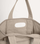 29L Oversized Canvas Tote Large Capacity Open Top Shoulder Bag - ododos