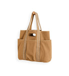 29L Oversized Canvas Tote Large Capacity Open Top Shoulder Bag - ododos