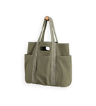 29L Oversized Canvas Tote Large Capacity Open Top Shoulder Bag - ododos