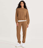 Cotton Soft Oversized Sweatshirts Pullover with Kangaroo Pocket - ododos