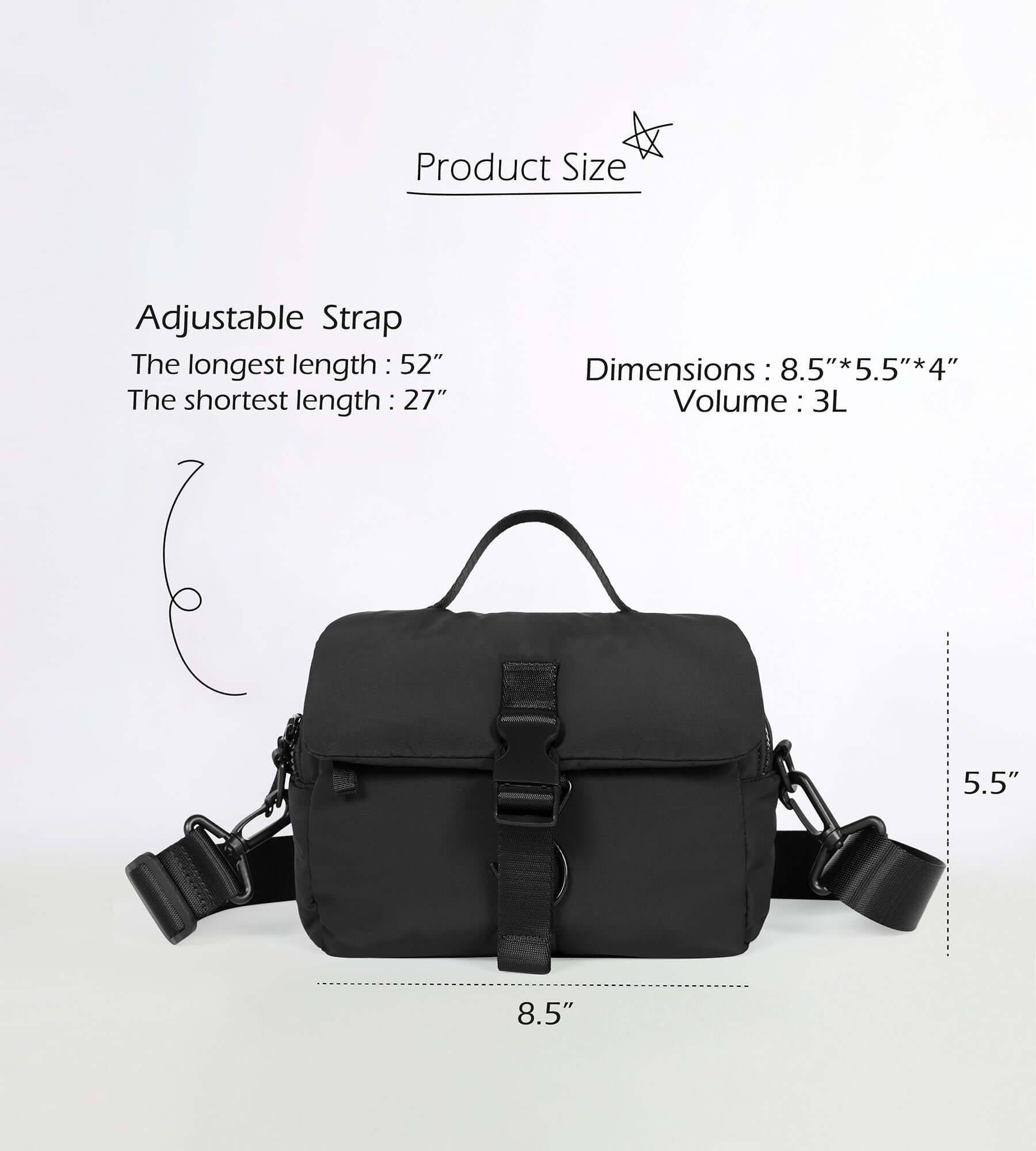 Hanging Travel Toiletry Bag with Removable Strap - ododos