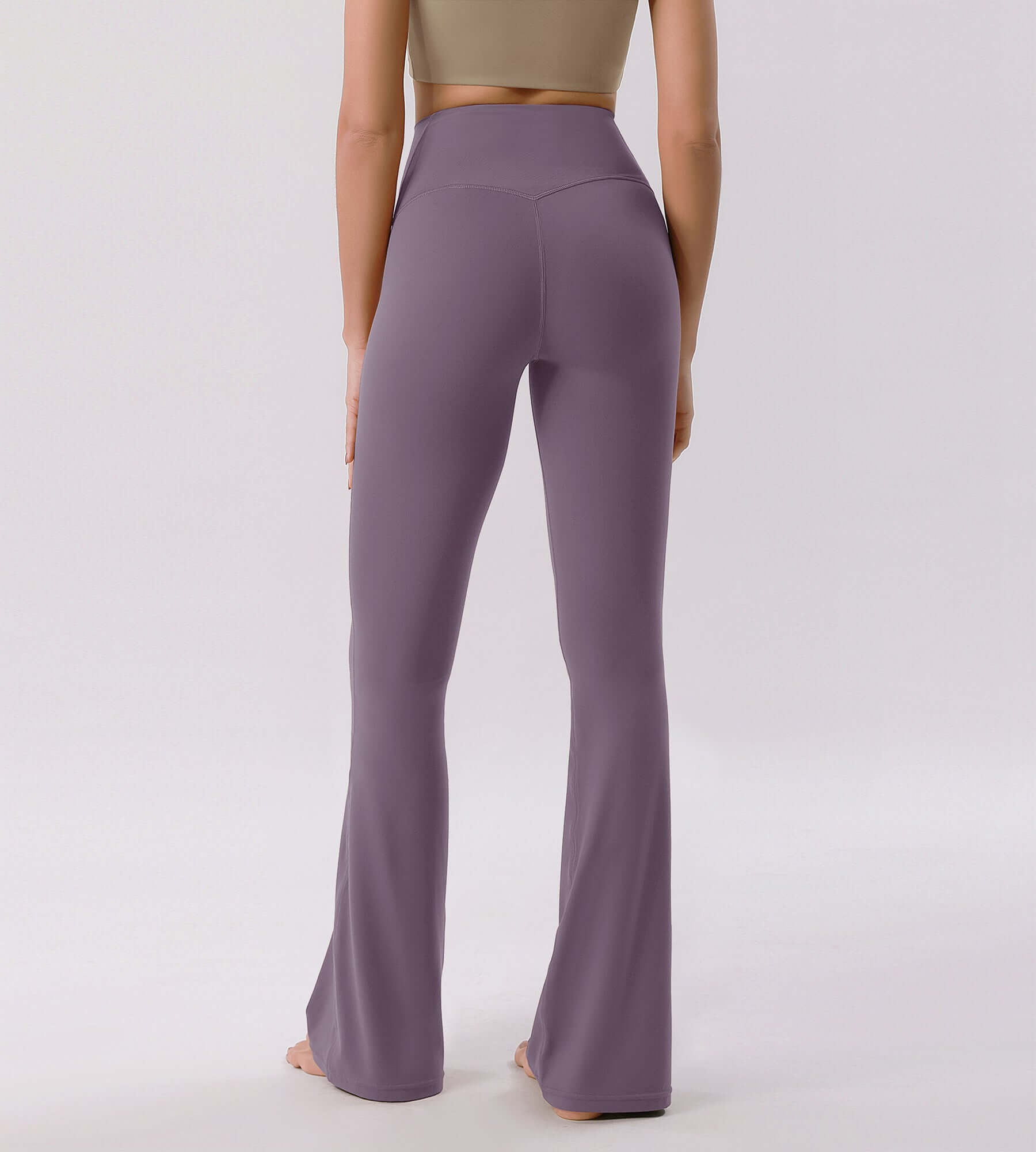 Cloud Feeling 30 Crossover High Waist Flared Pants - ododos