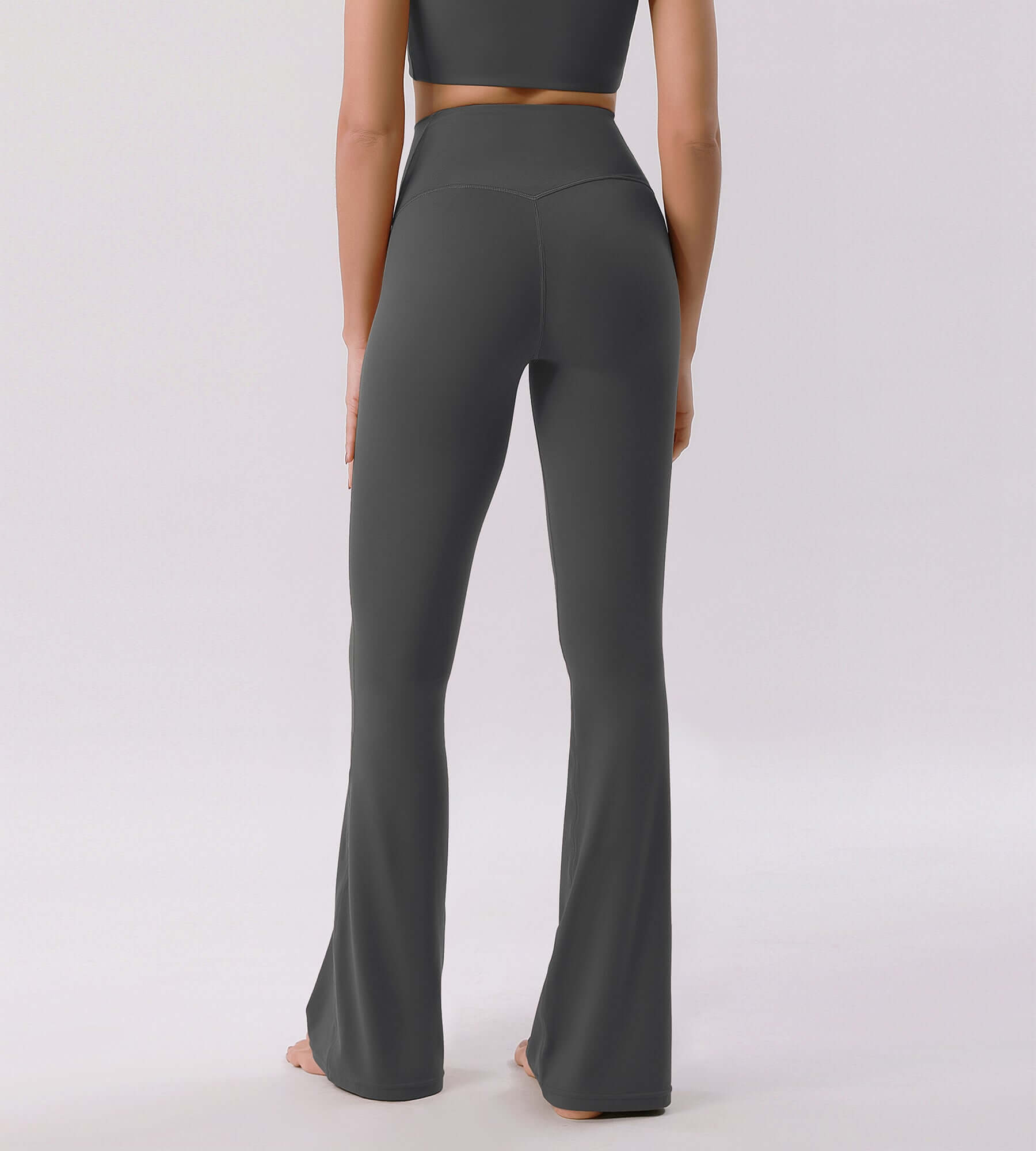 Cloud Feeling 32 Crossover High Waist Flared Pants - ododos