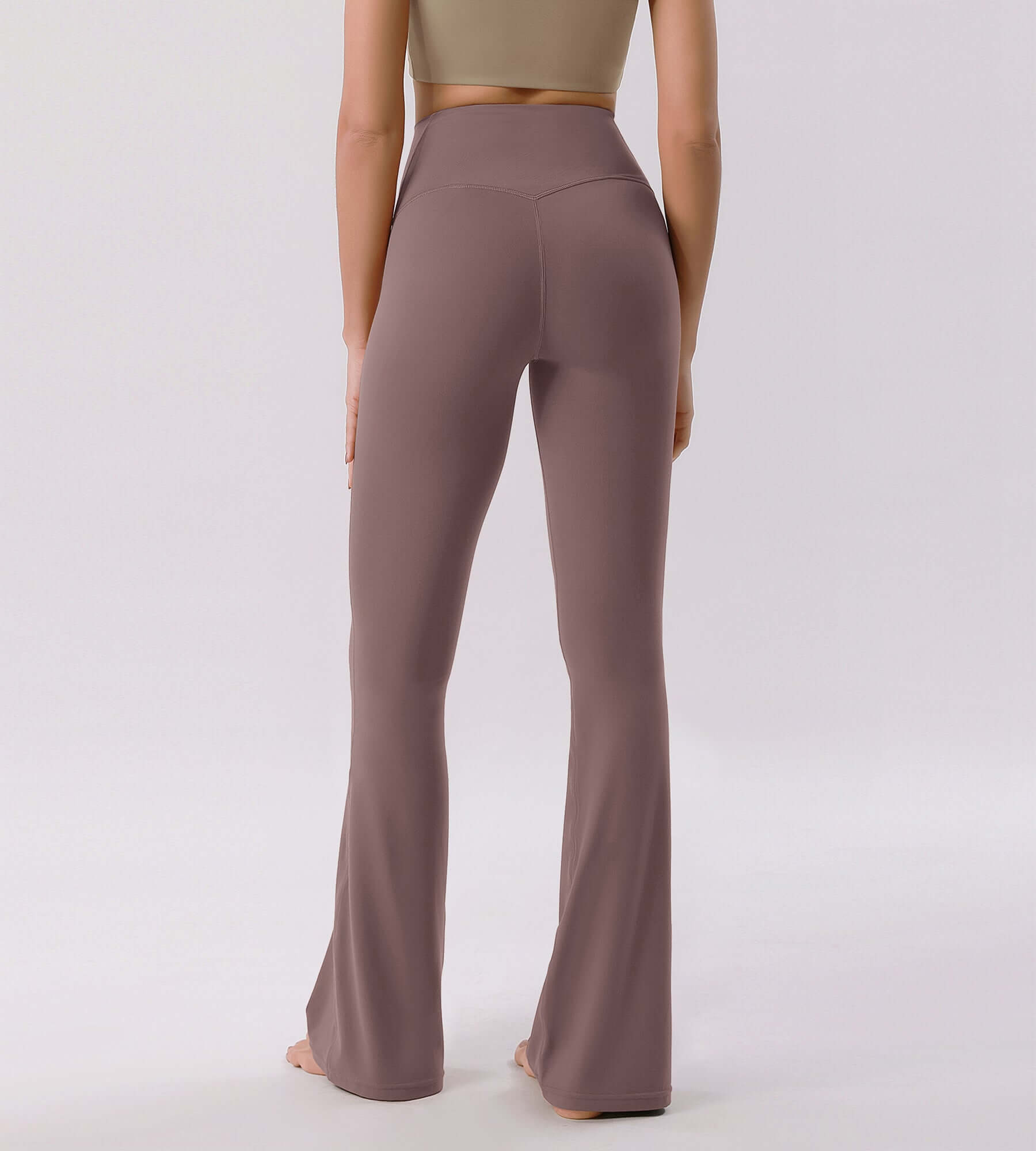 Cloud Feeling 32 Crossover High Waist Flared Pants - ododos