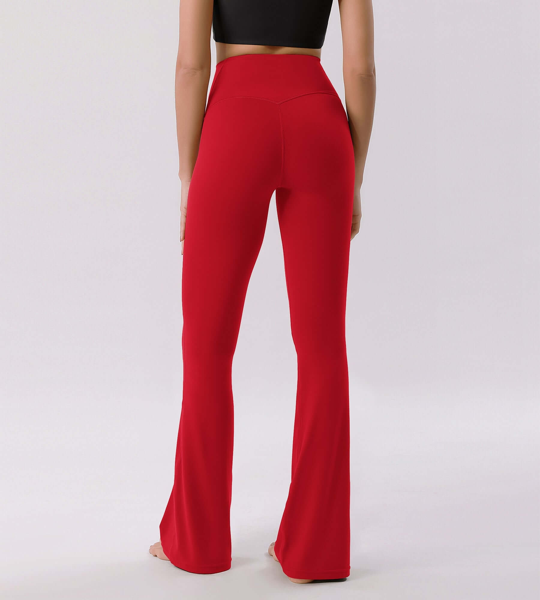 Cloud Feeling 32 Crossover High Waist Flared Pants - ododos