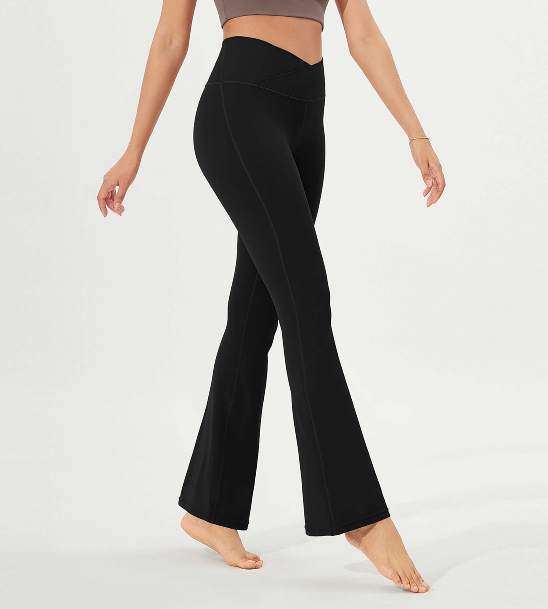 32 Cloud Feeling High Waist Bootcut Lounge Yoga Pants with Back - ododos