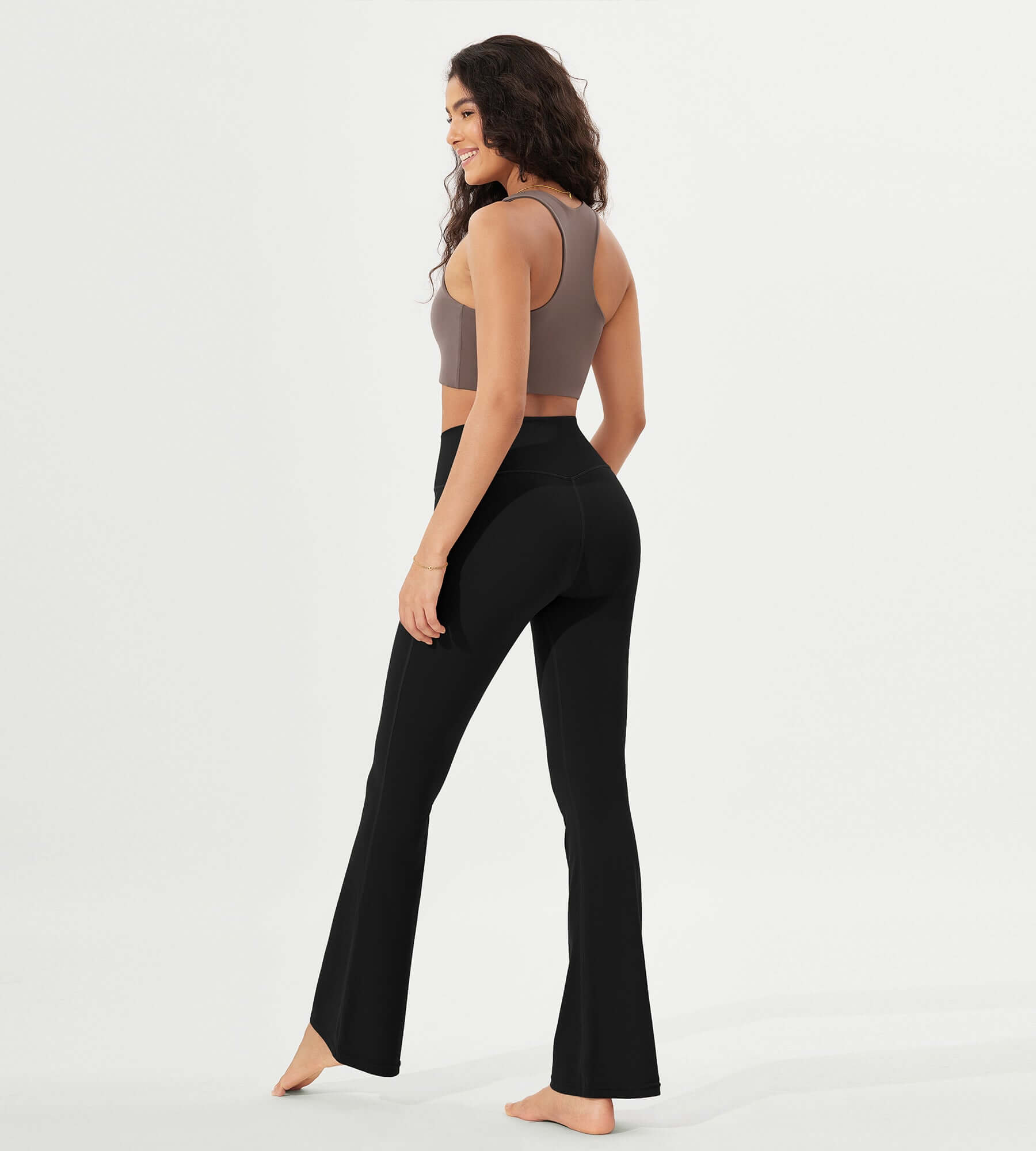 32 Cloud Feeling High Waist Bootcut Lounge Yoga Pants with Back - ododos