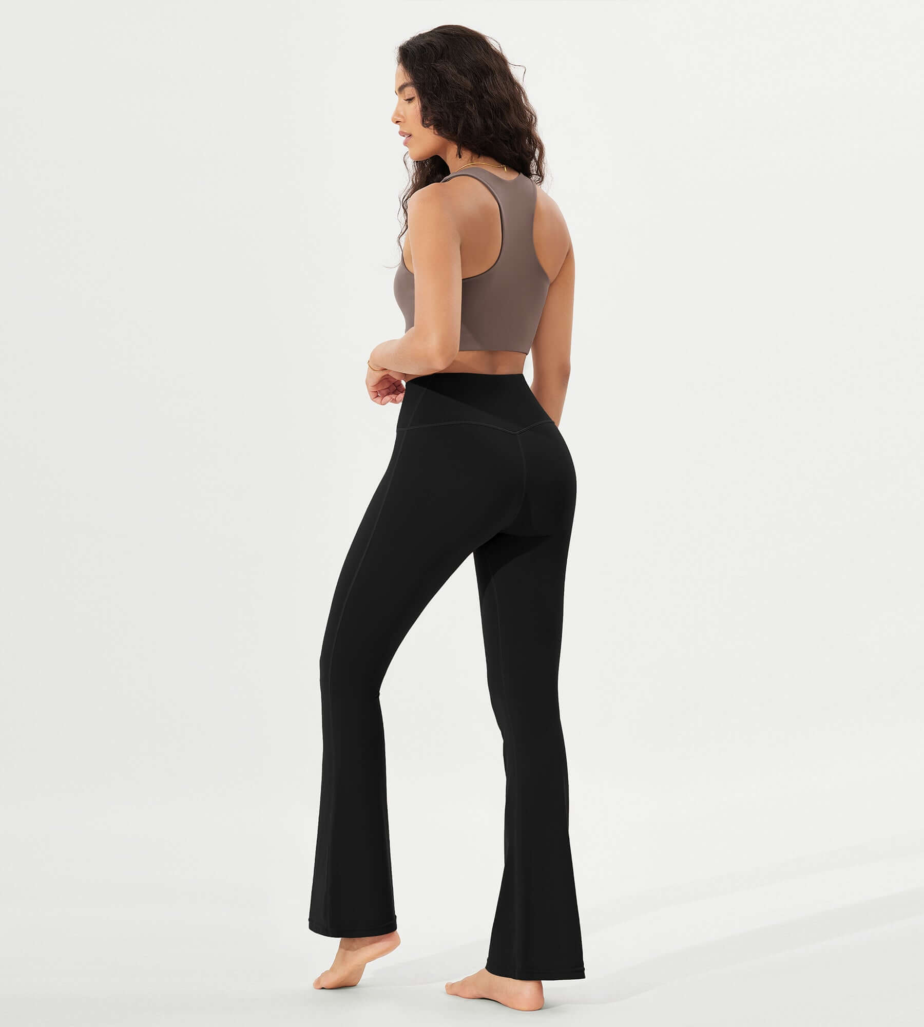 32 Cloud Feeling High Waist Bootcut Lounge Yoga Pants with Back - ododos