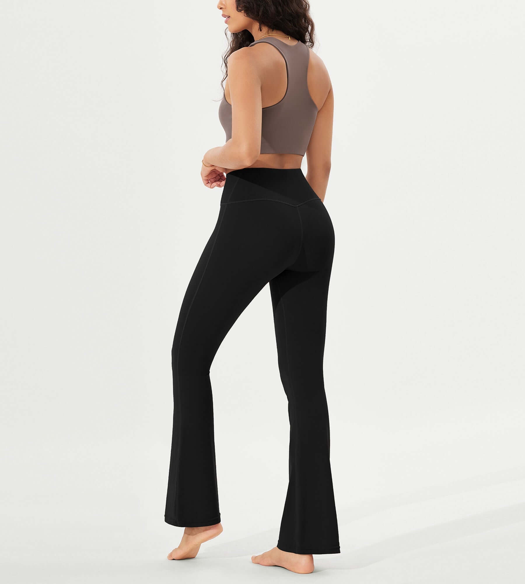 32 Cloud Feeling High Waist Bootcut Lounge Yoga Pants with Back - ododos