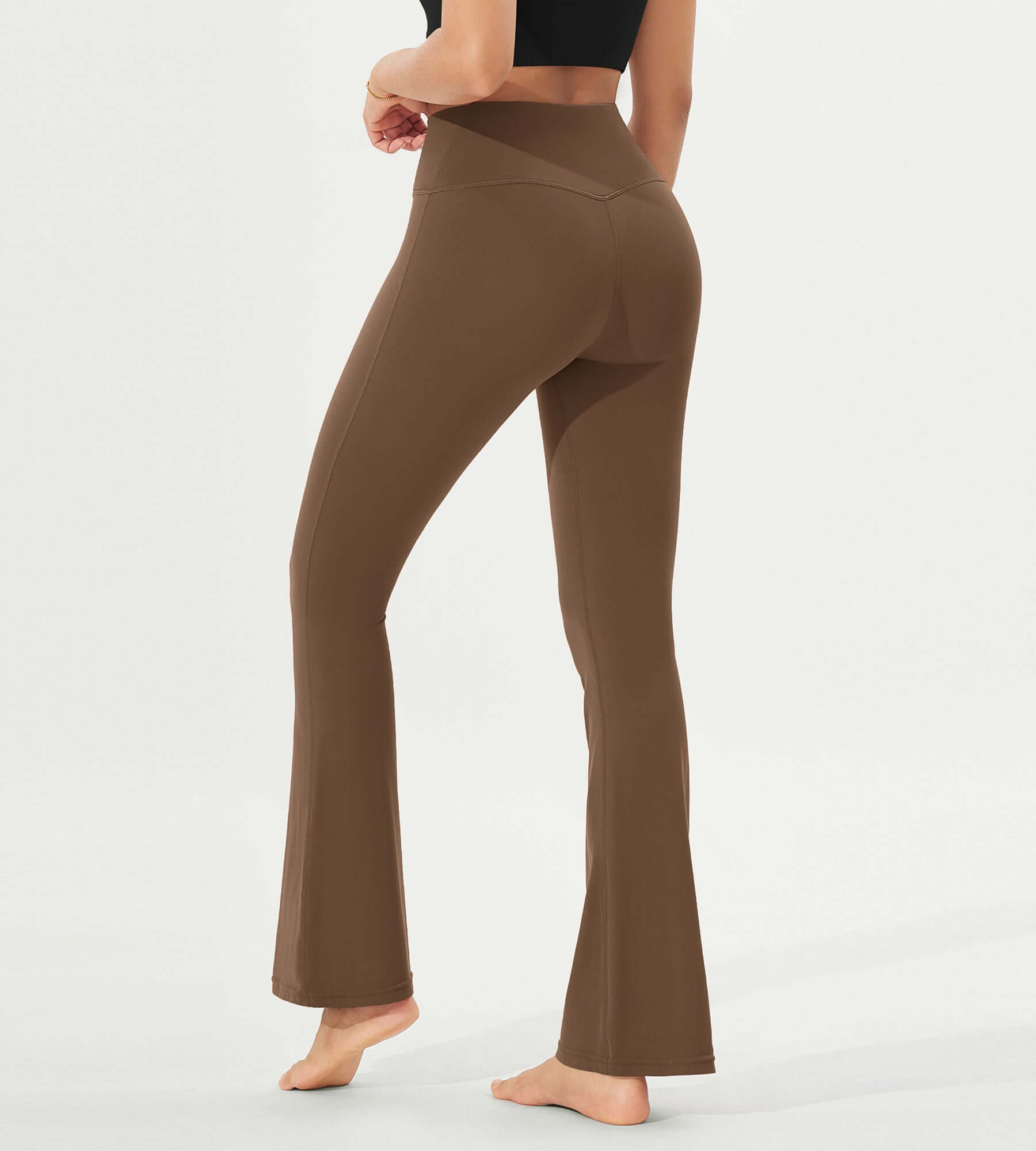 32 Cloud Feeling High Waist Bootcut Lounge Yoga Pants with Back - ododos