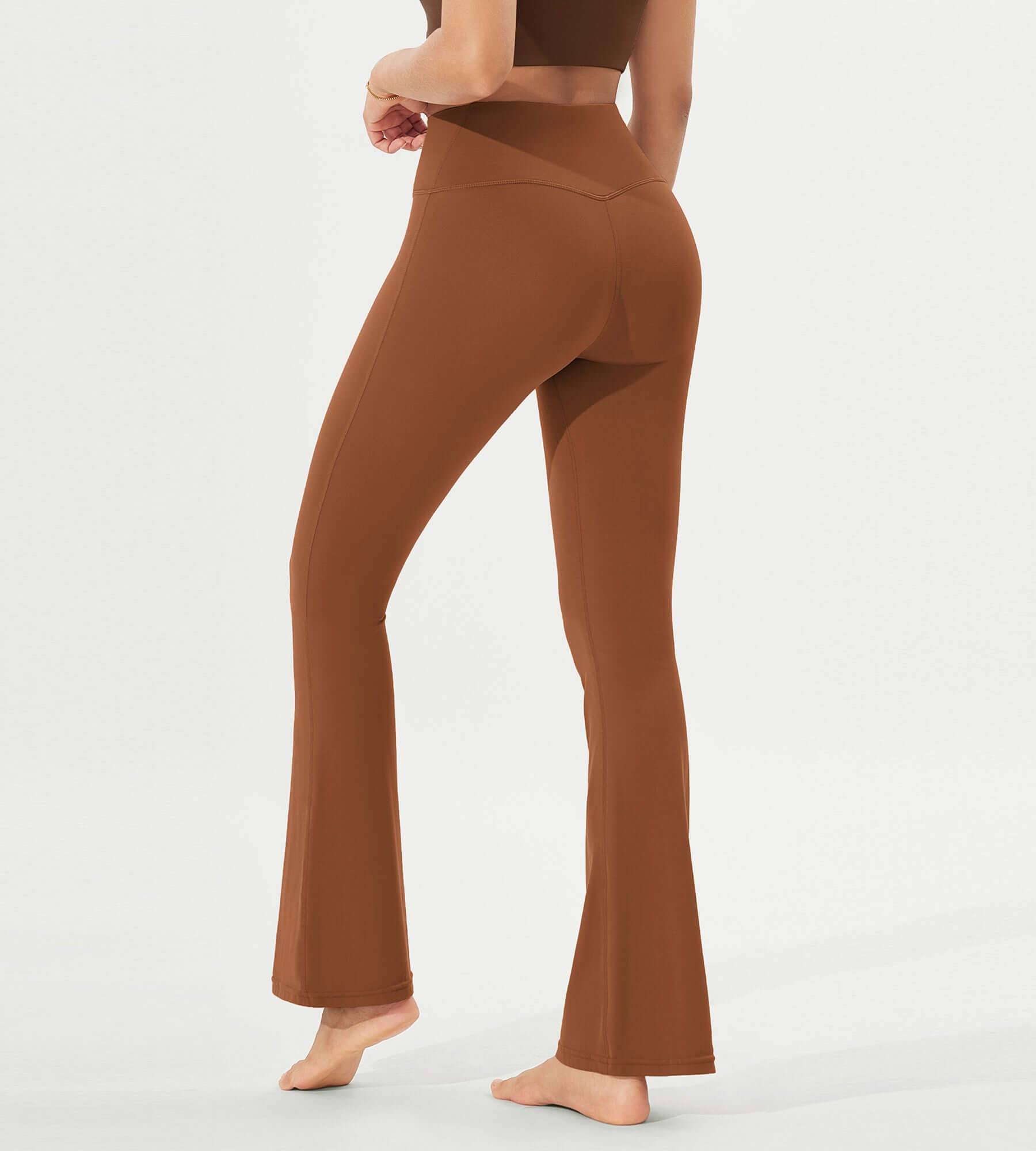 32 Cloud Feeling High Waist Bootcut Lounge Yoga Pants with Back - ododos