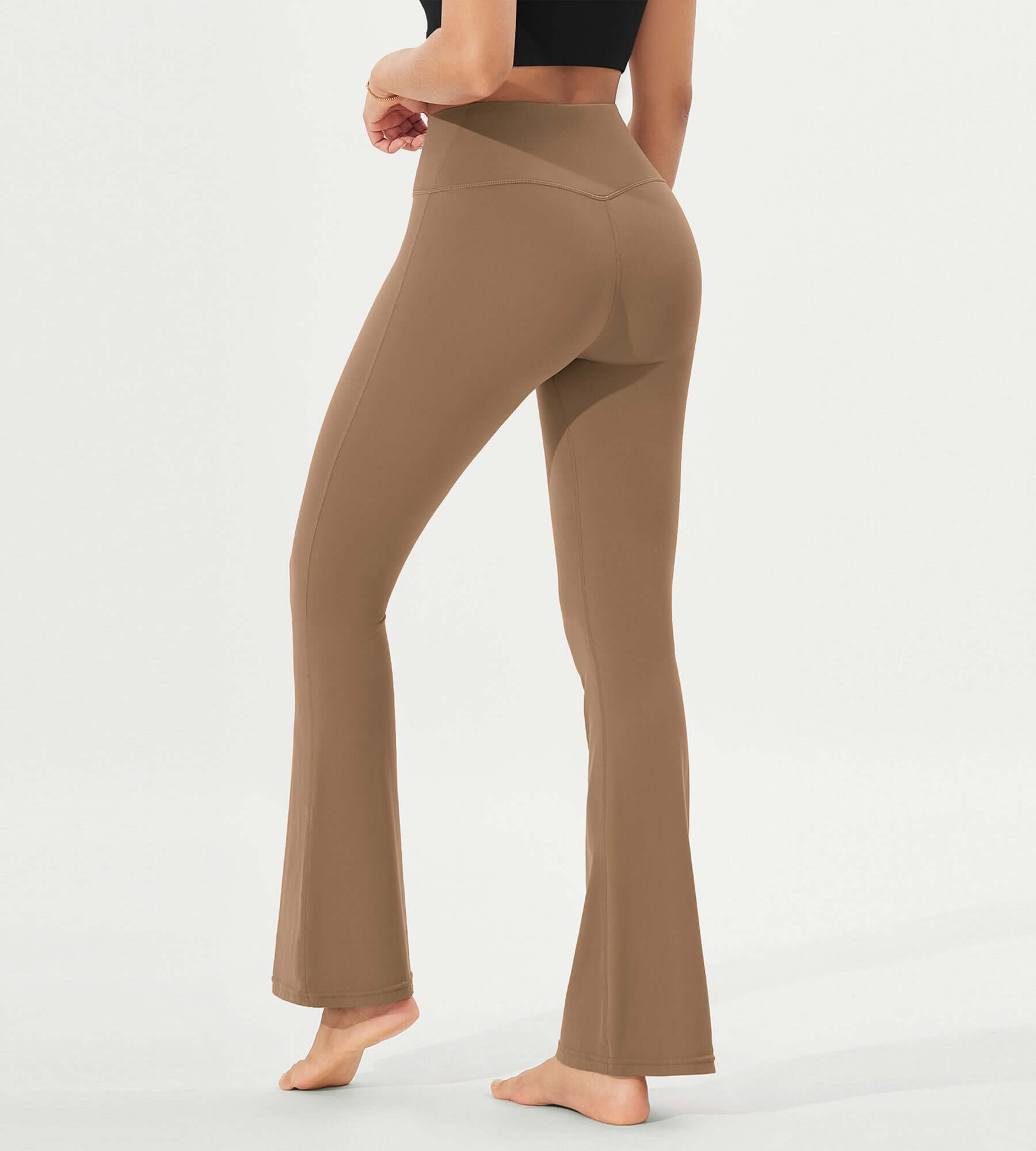 32 Cloud Feeling High Waist Bootcut Lounge Yoga Pants with Back - ododos