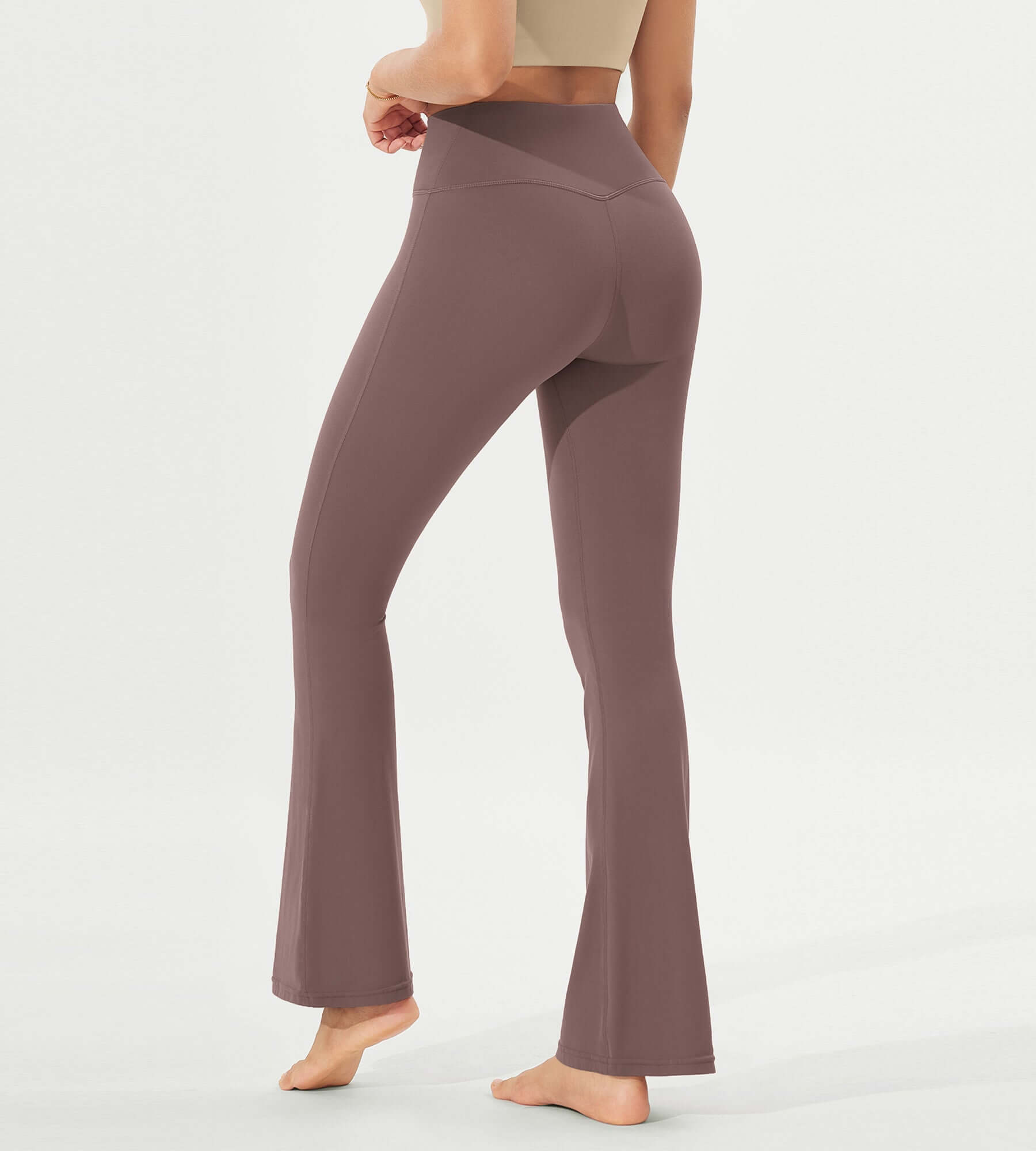 32 Cloud Feeling High Waist Bootcut Lounge Yoga Pants with Back - ododos