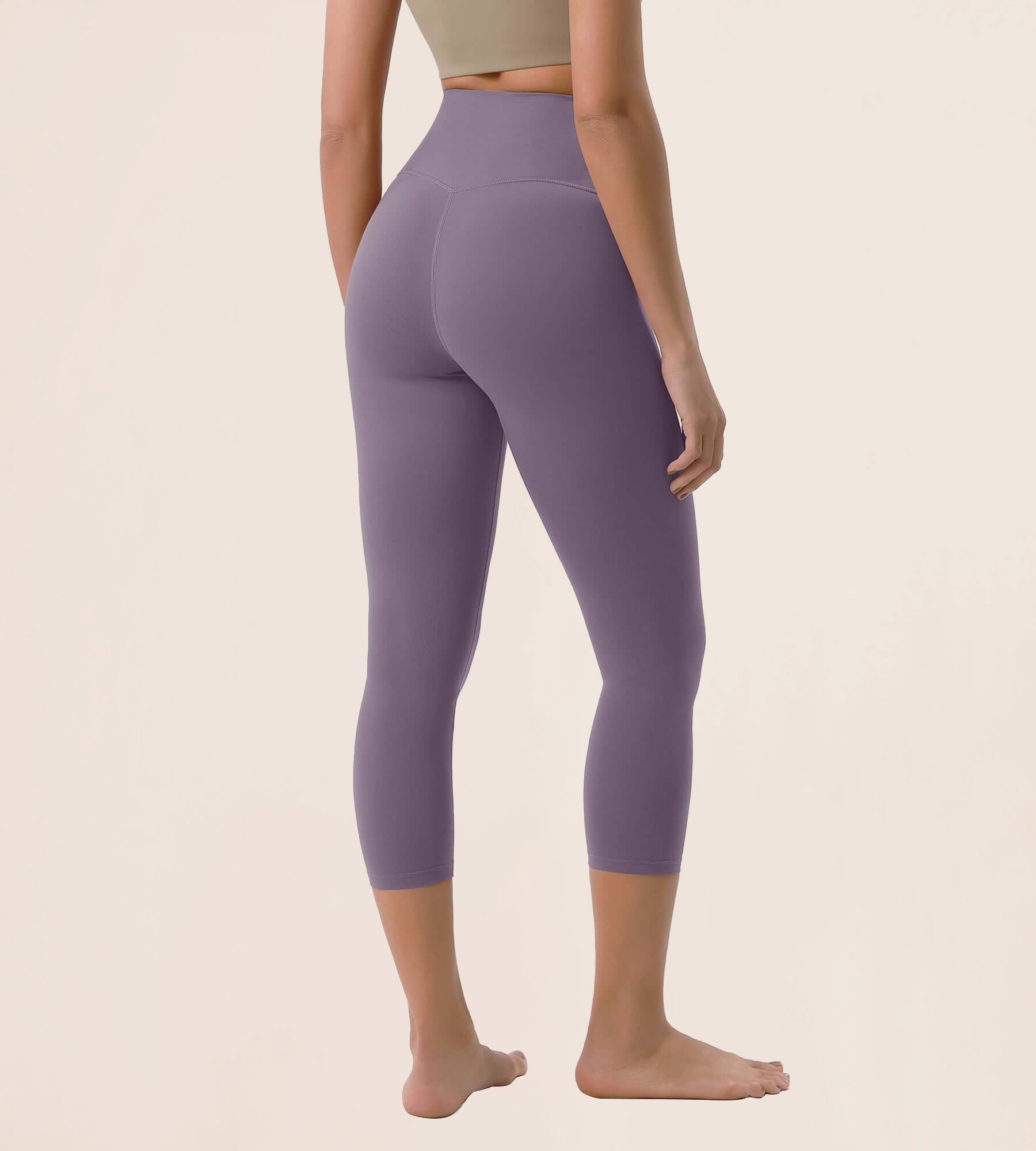 Odcloud 23 Crossover High Wasit Lounge 7/8 Leggings with Pockets - ododos