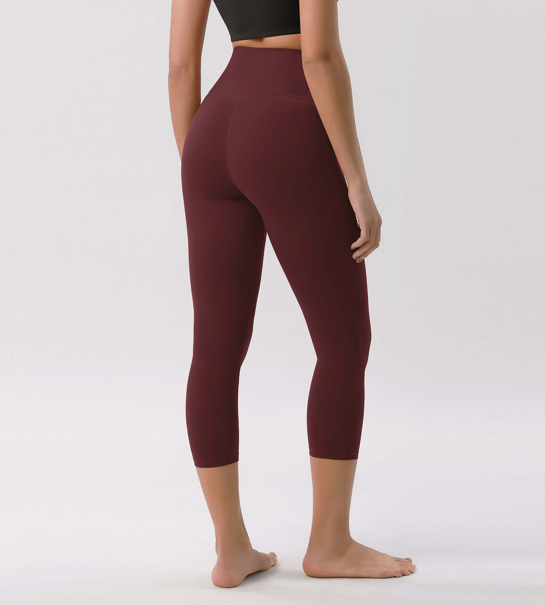 Odcloud 23 Crossover High Wasit Lounge 7/8 Leggings with Pockets - ododos