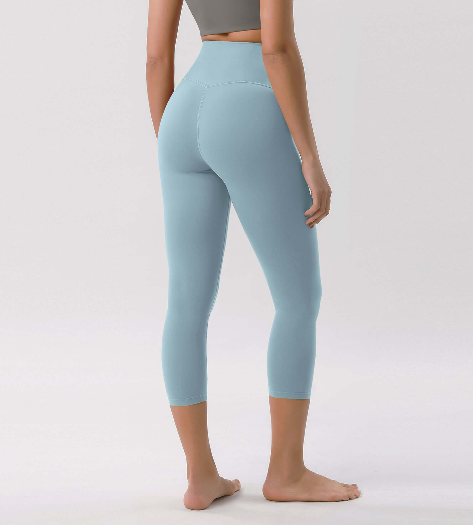 Odcloud 23 Crossover High Wasit Lounge 7/8 Leggings with Pockets - ododos